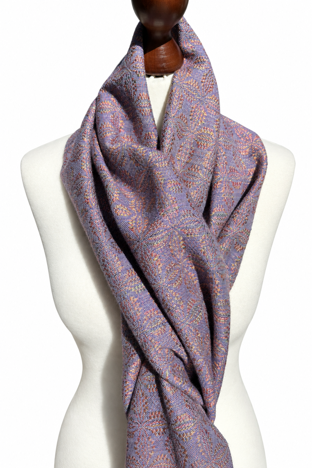 Handwoven Lily Silk Scarf, photo 2