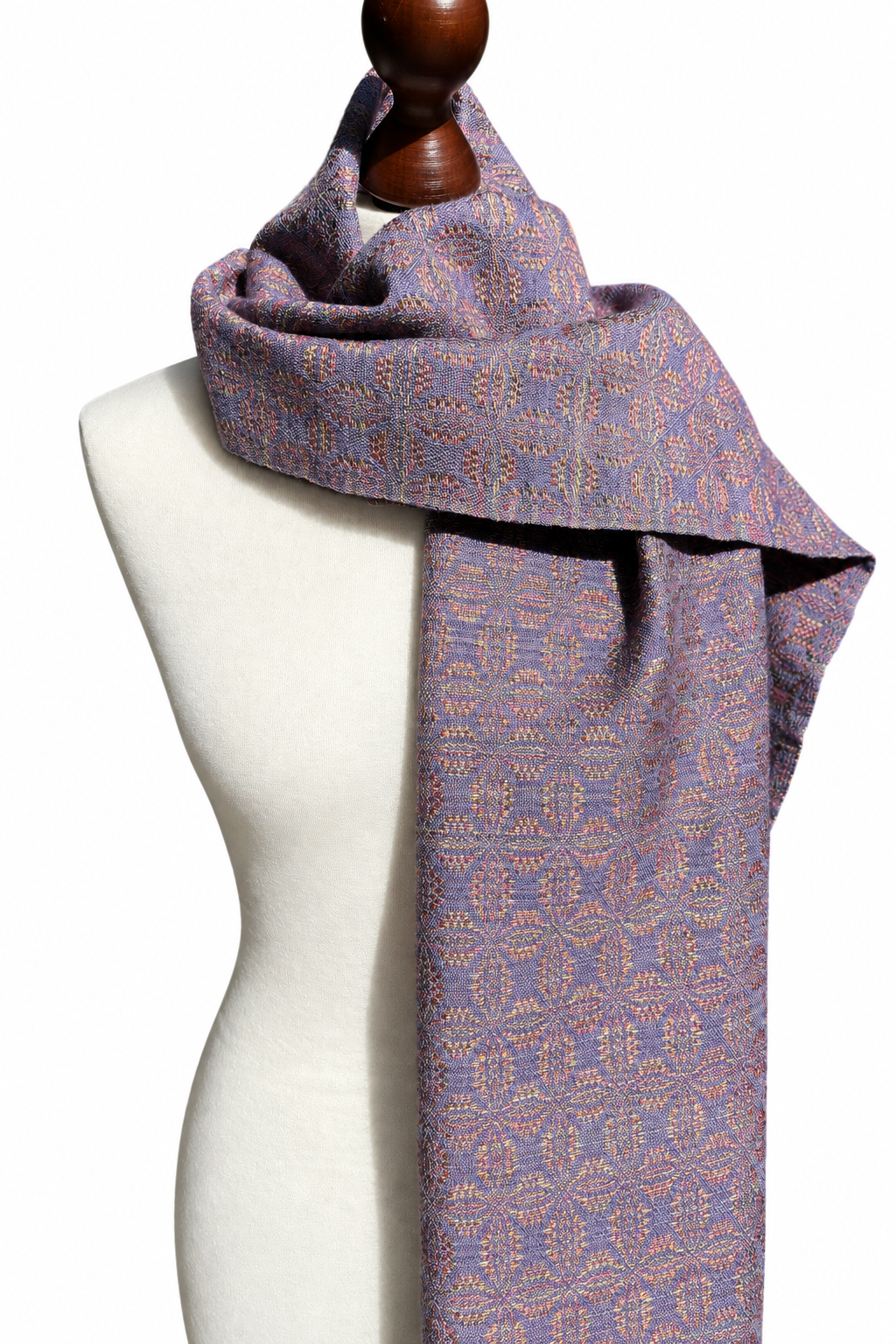 Handwoven Lily Silk Scarf, photo 6