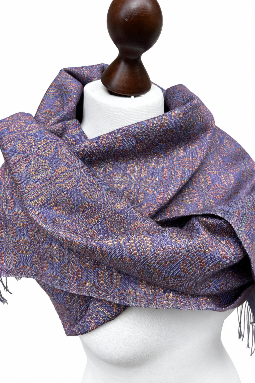 Handwoven Lily Silk Scarf, photo 4