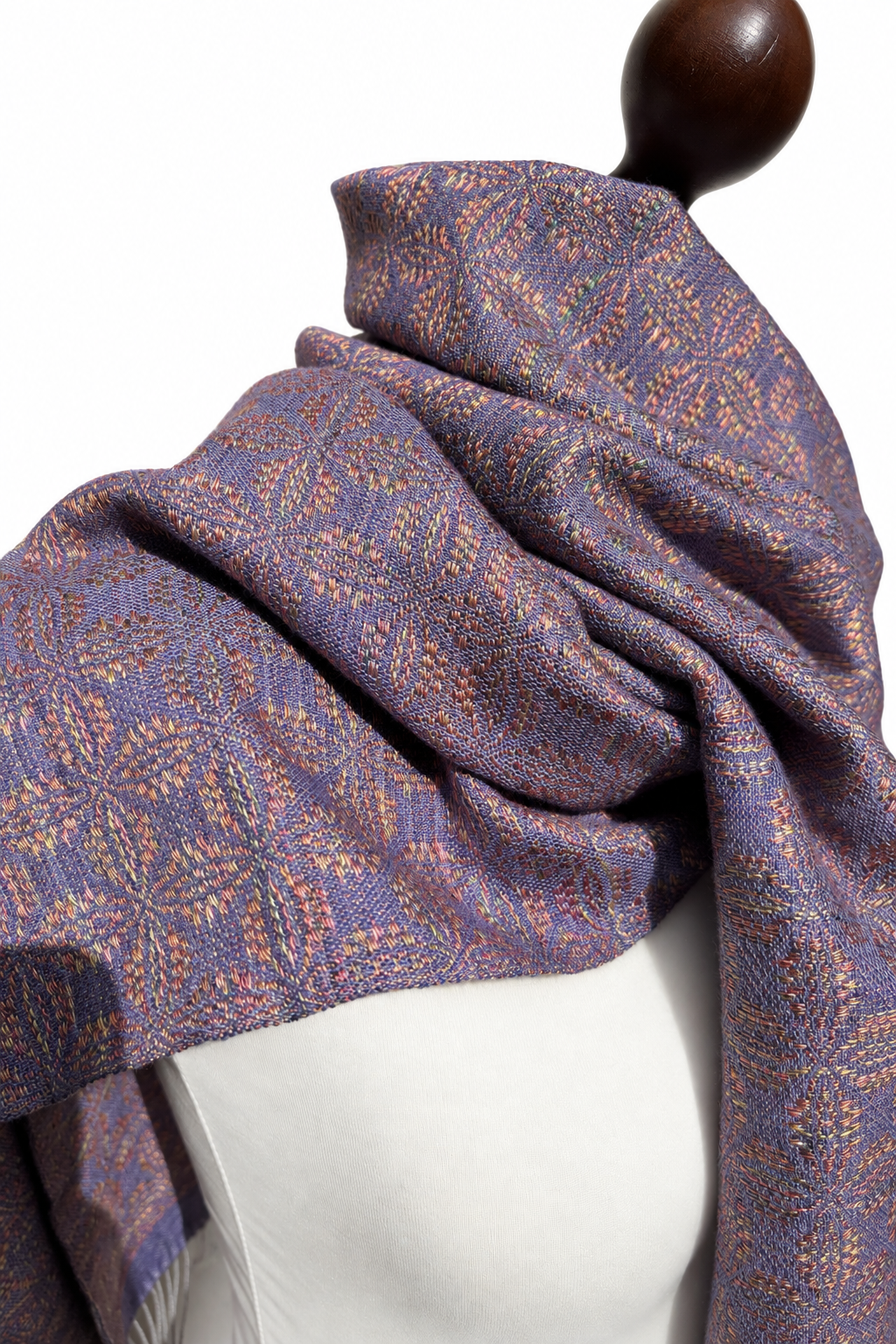 Handwoven Lily Silk Scarf, photo 5