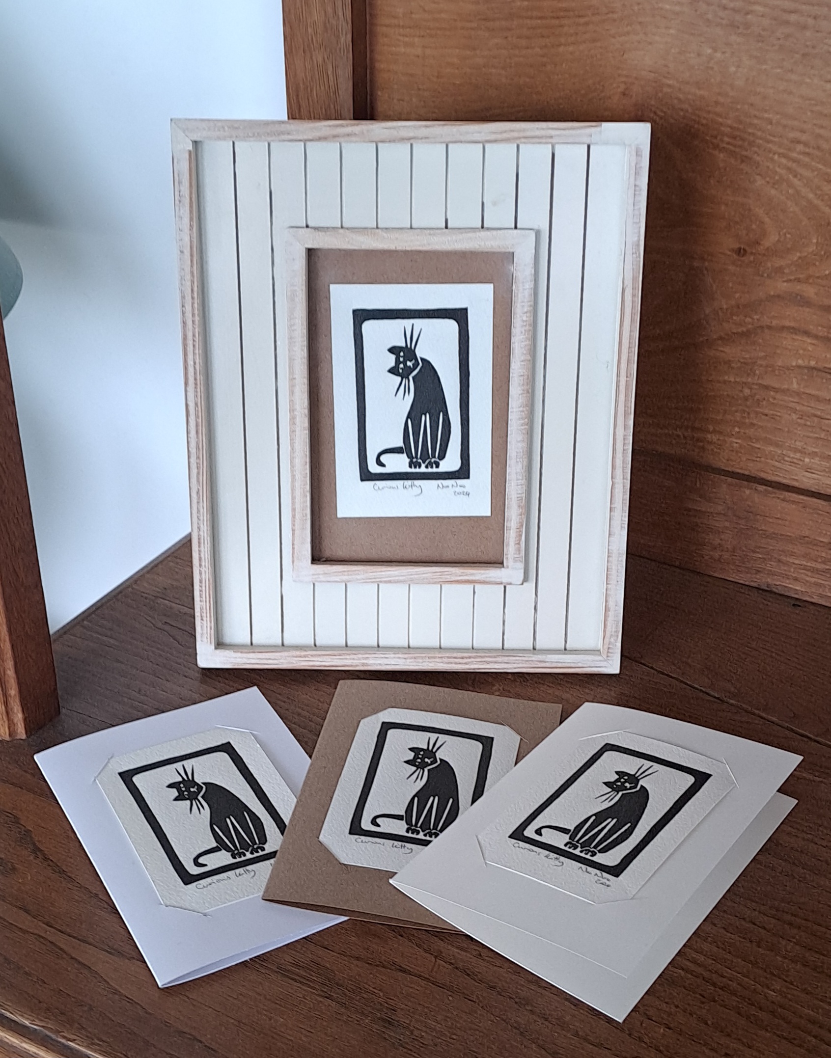 Curious Kitty, Blank greeting card, photo 6