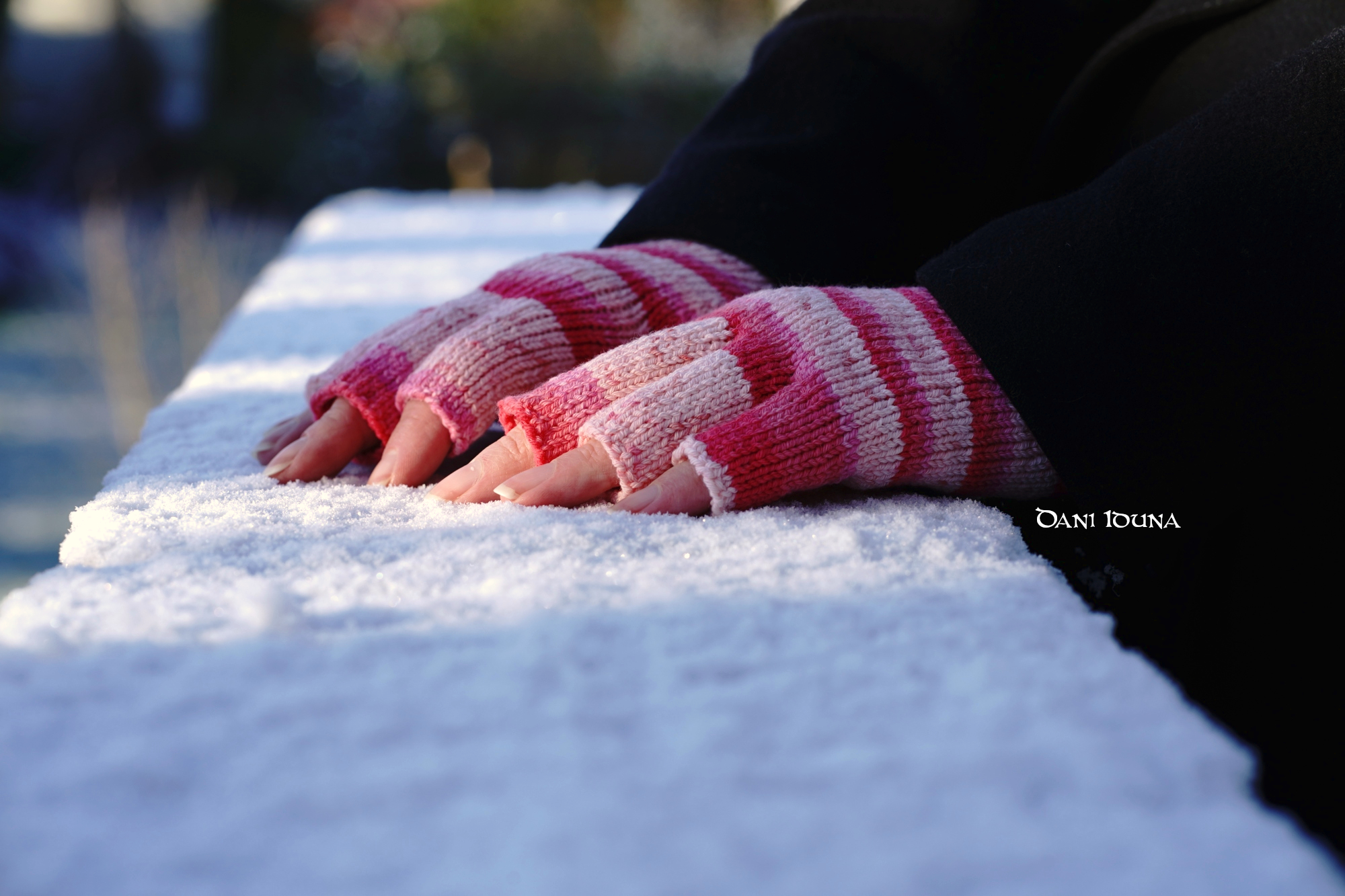 Knitted Leg Warmers Pink Pink, Half Finger Warmers Wool, Wrist Warmers Women's Handmade, Pink Hand Warmers Unique, photo 2