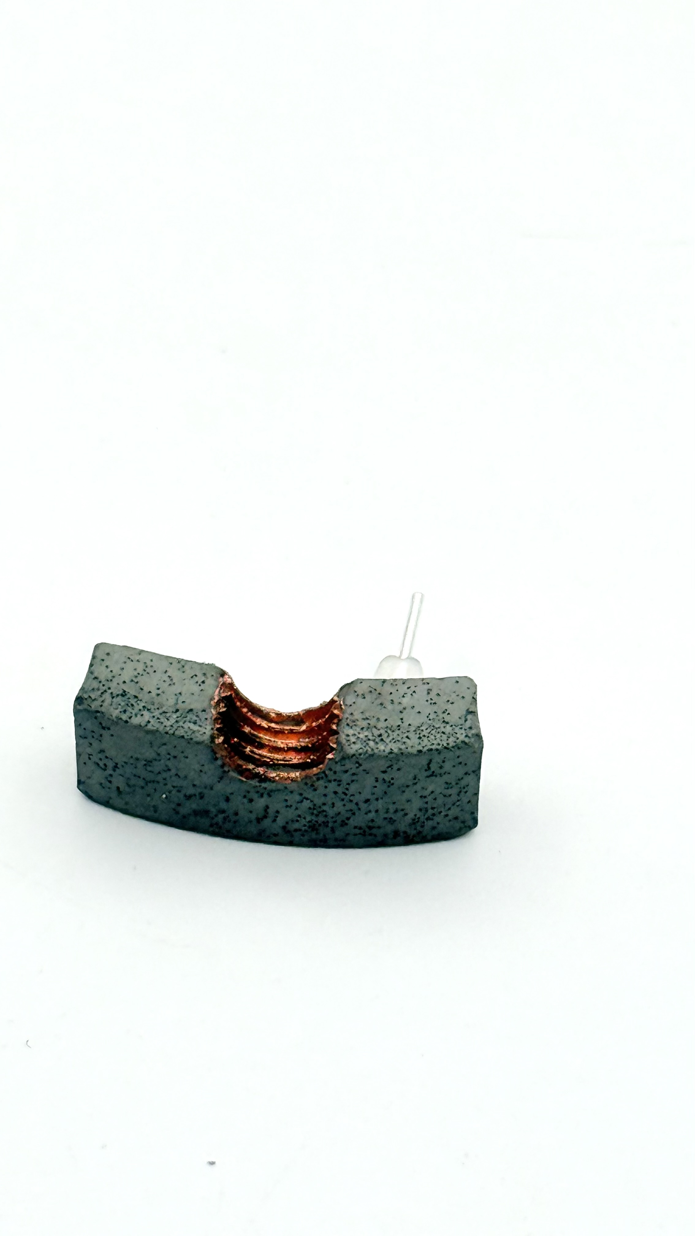 Concrete earrings, photo 3