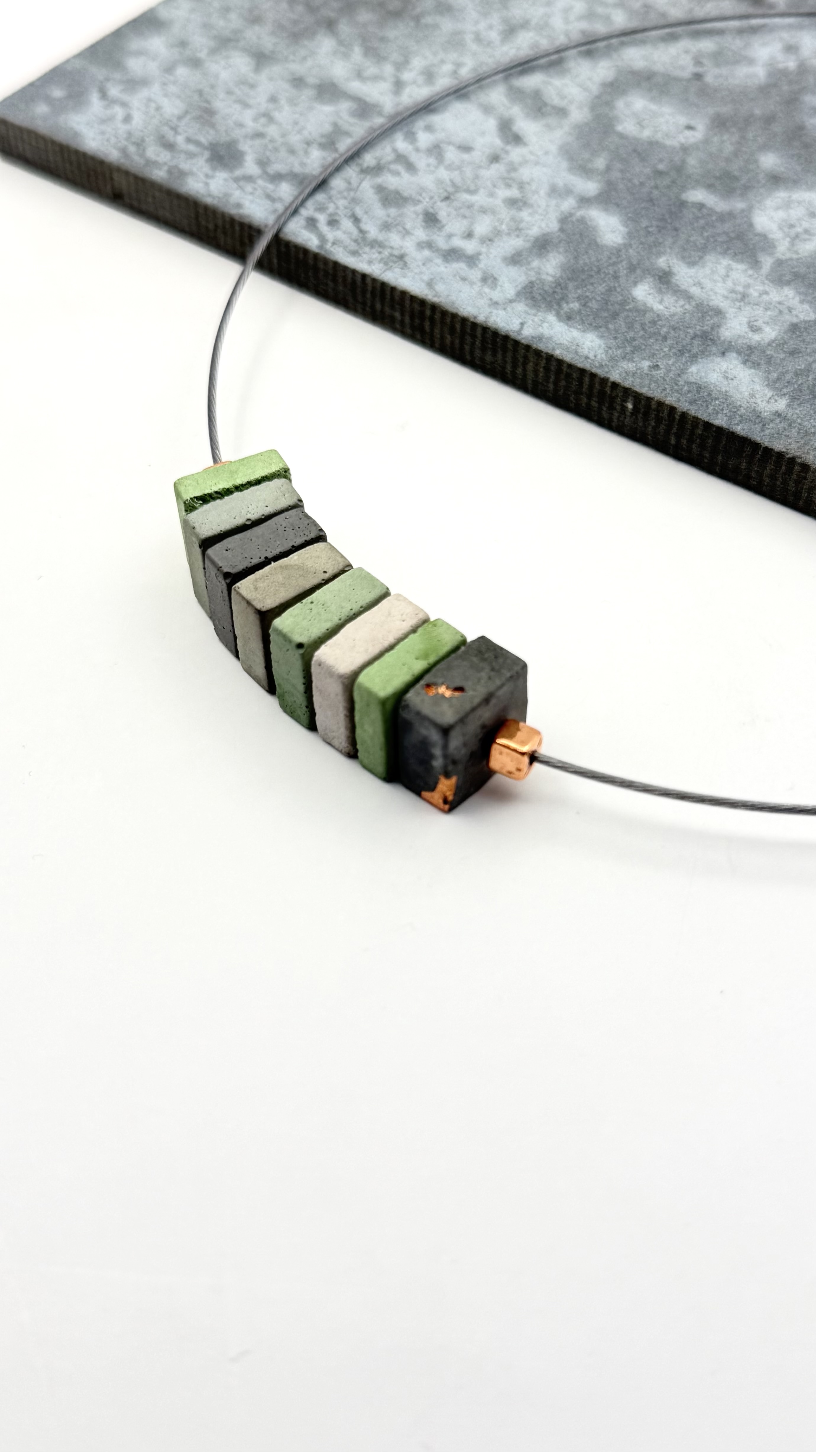 Concrete necklace
