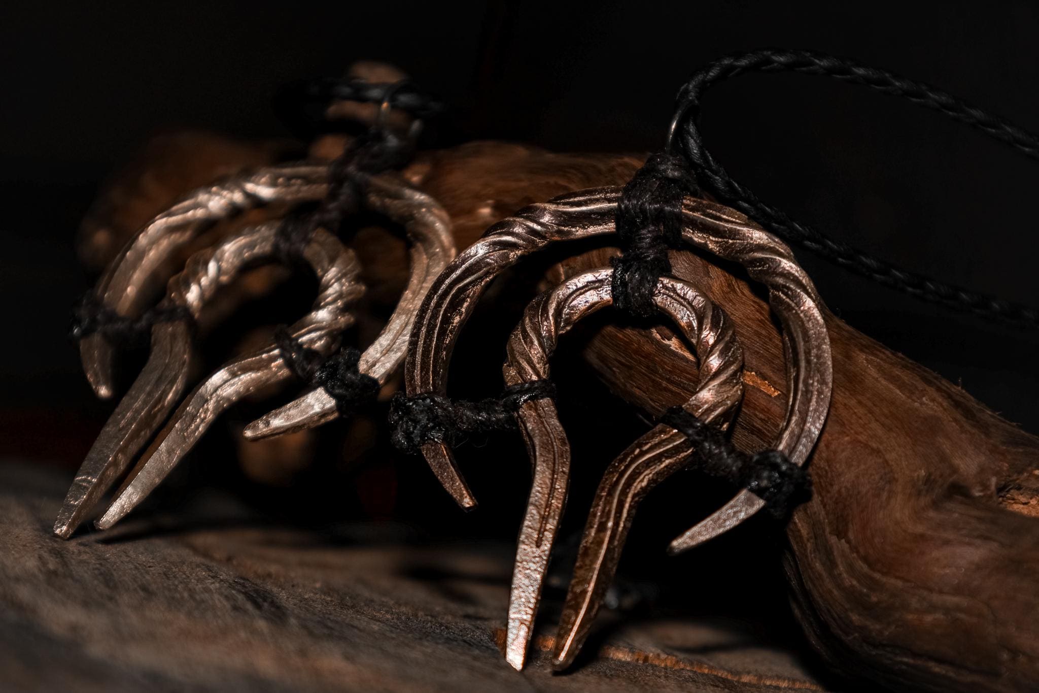 Bronze Witch Talisman “December”, Hand-forged, cast bronze artifact, photo 3