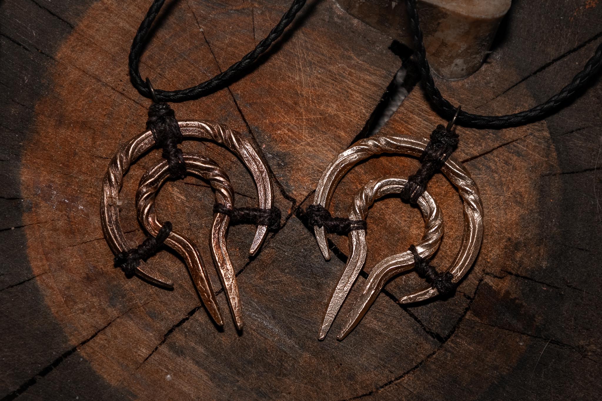 Bronze Witch Talisman “December”, Hand-forged, cast bronze artifact, photo 2