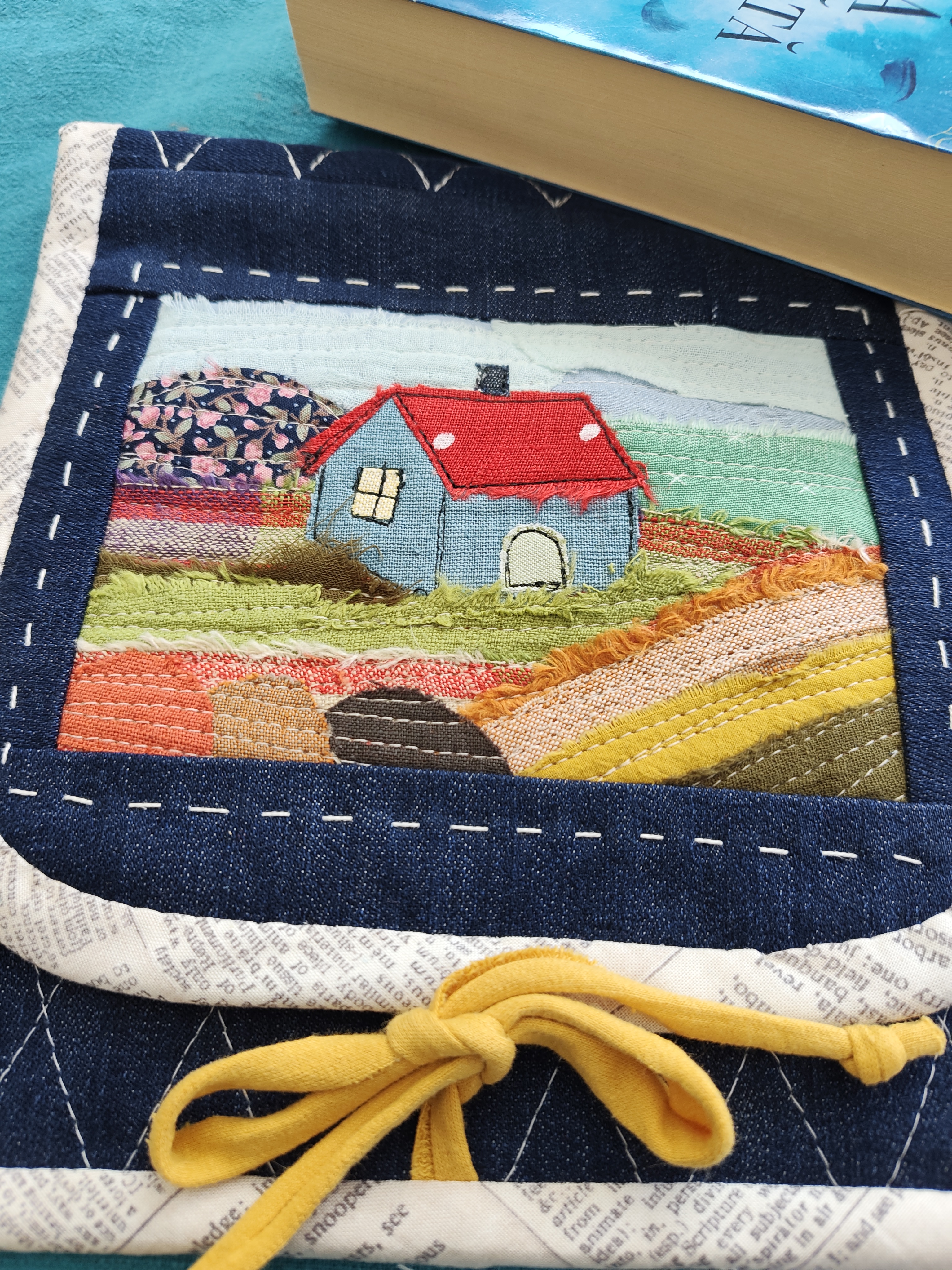 Quilted book sleeve, photo 4