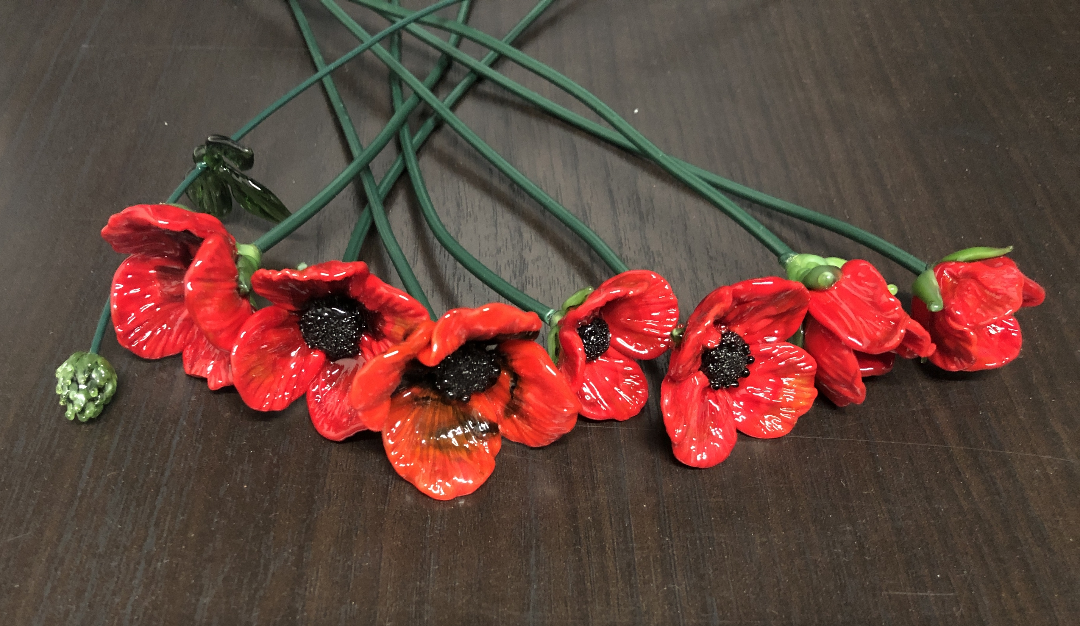 Poppy stems, photo 3