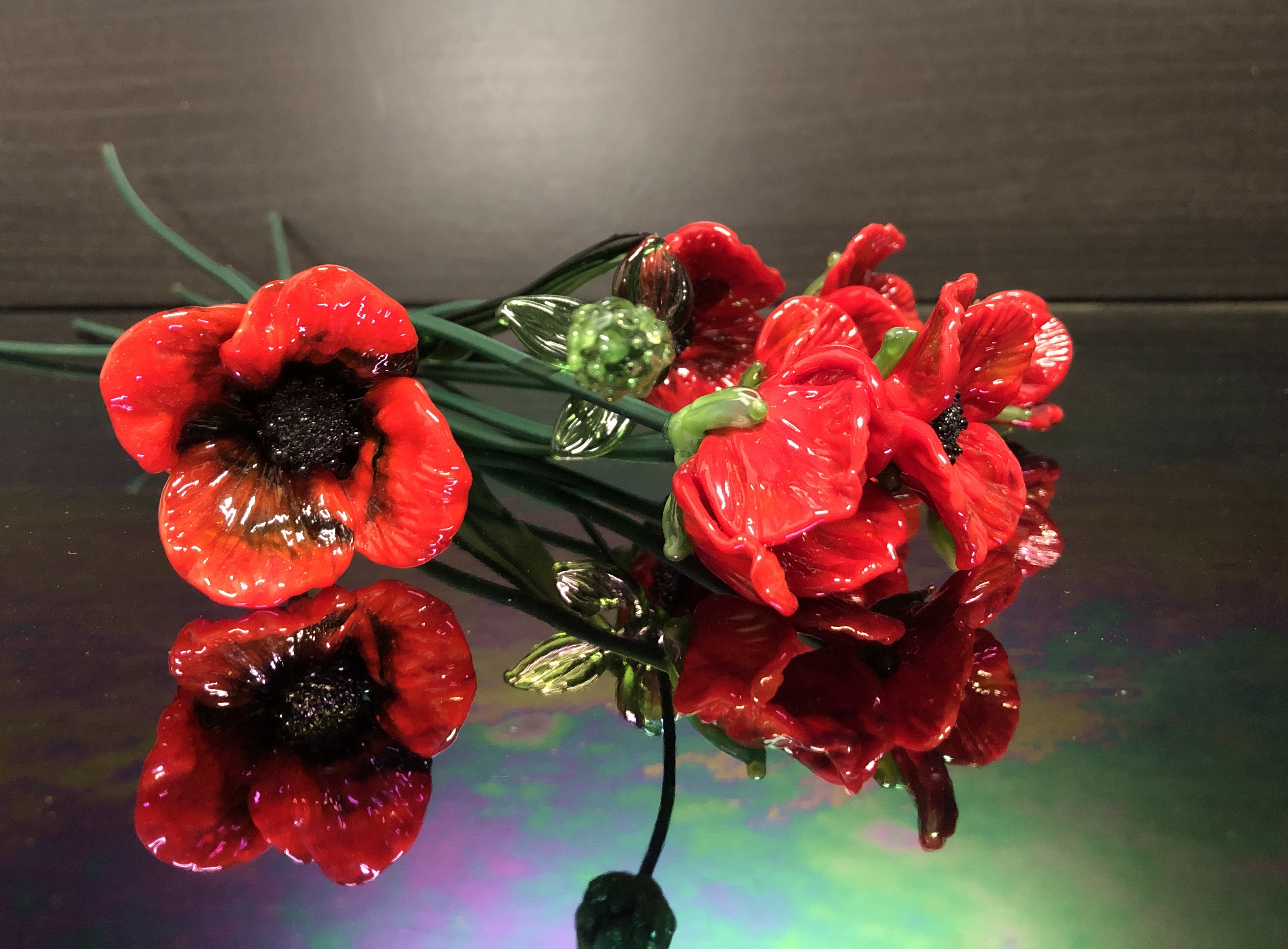 Poppy stems, photo 2