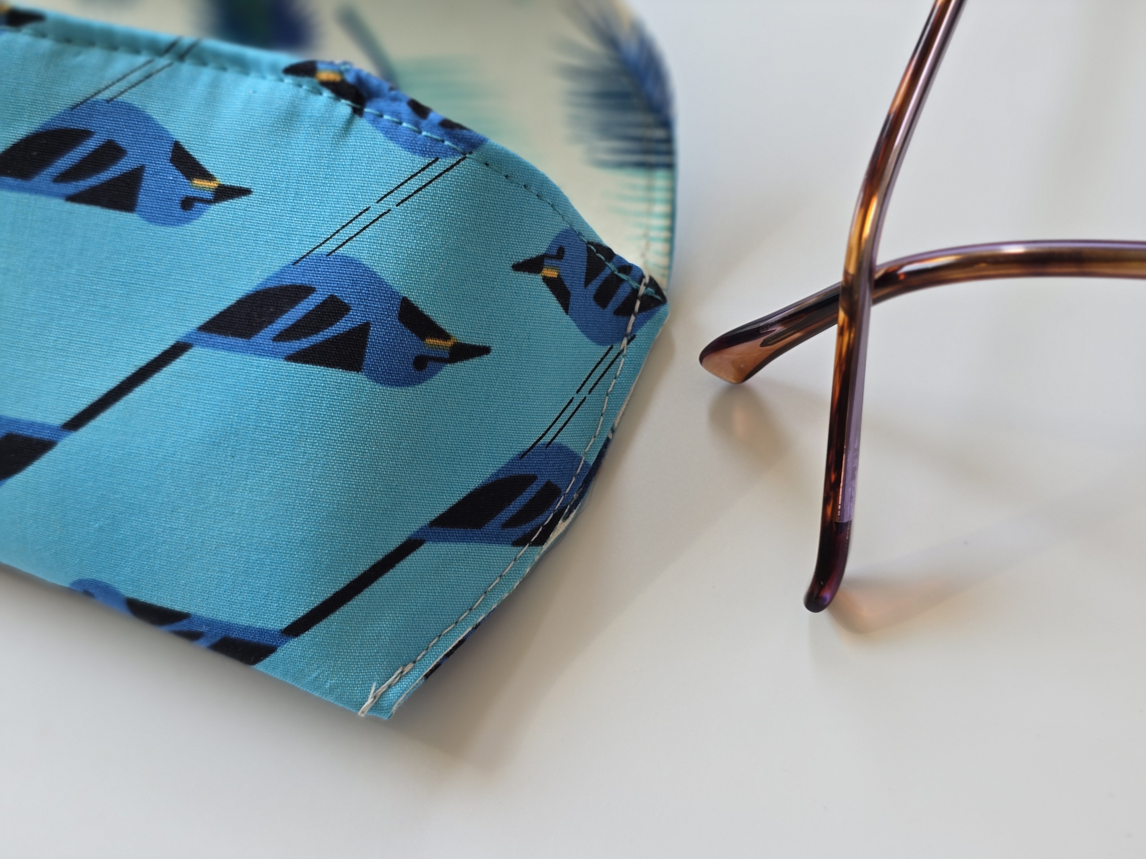 Handmade Eyeglass Case - Charley Harper - Suitable for Sunglasses and Reading Glasses, photo 2