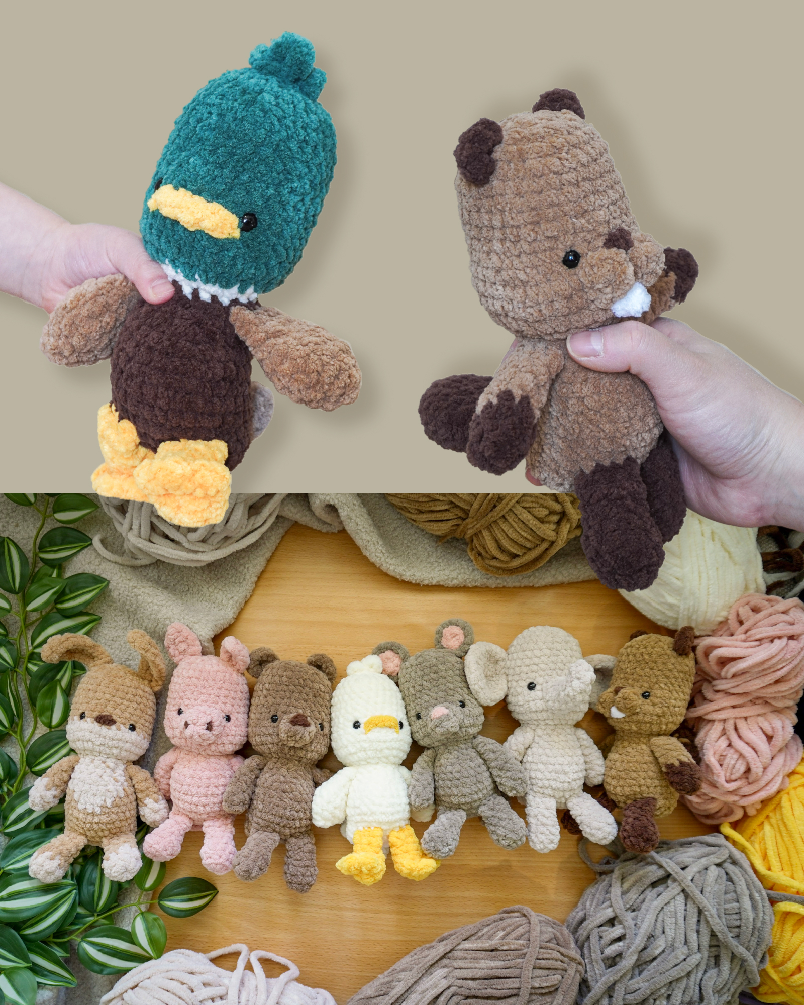 Crochet Plush Animal Friend