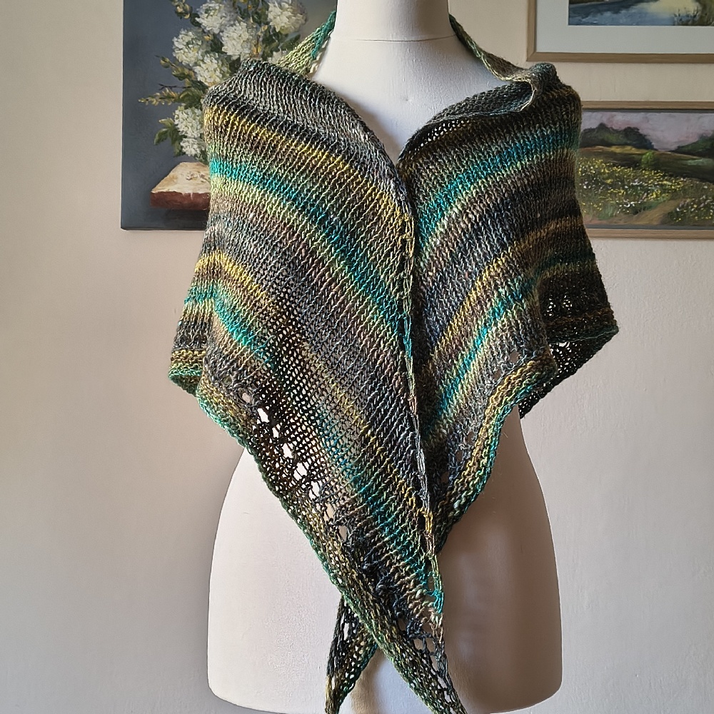 A unique scarf made from 100% of the finest Japanese Noro yarn., photo 2