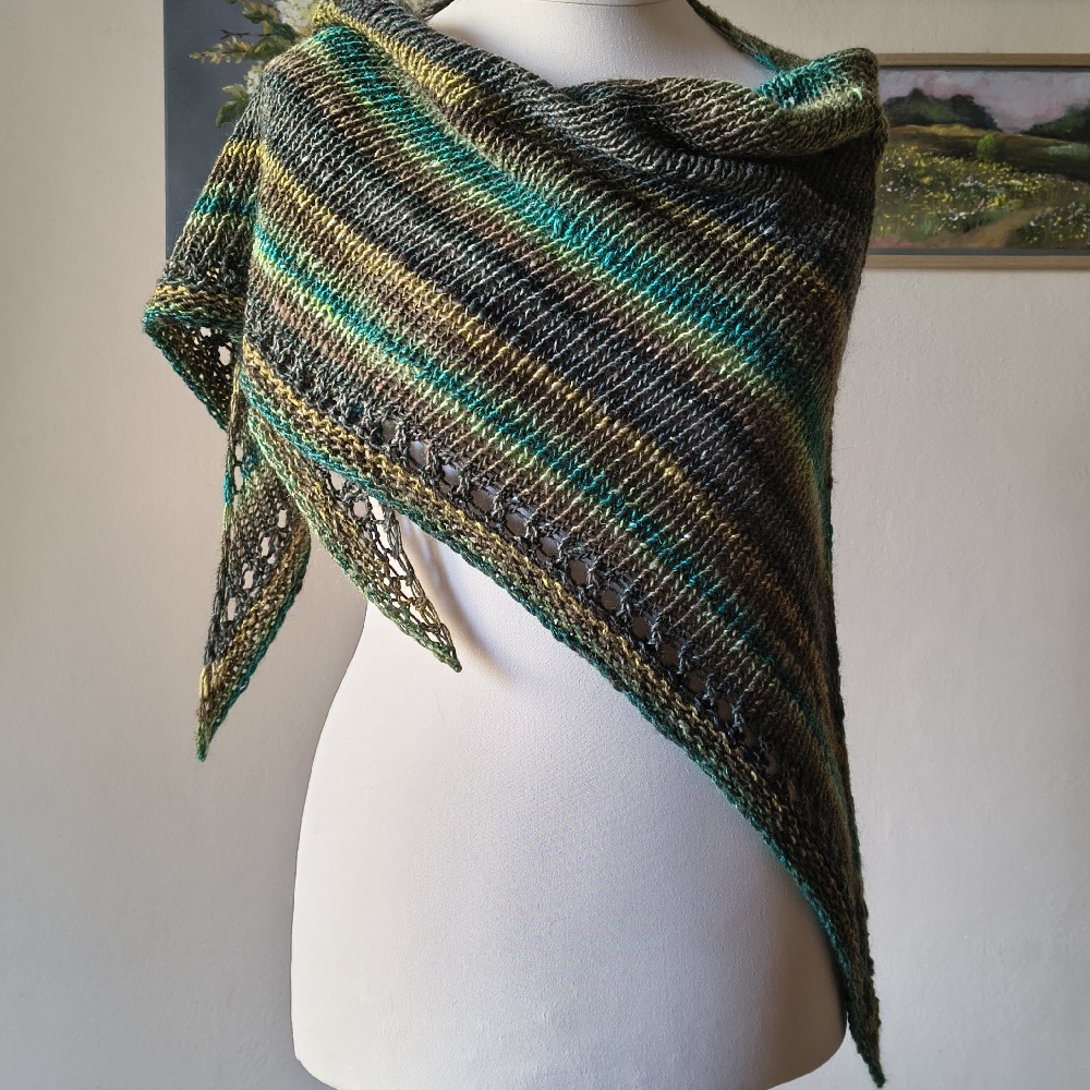 A unique scarf made from 100% of the finest Japanese Noro yarn., photo 3