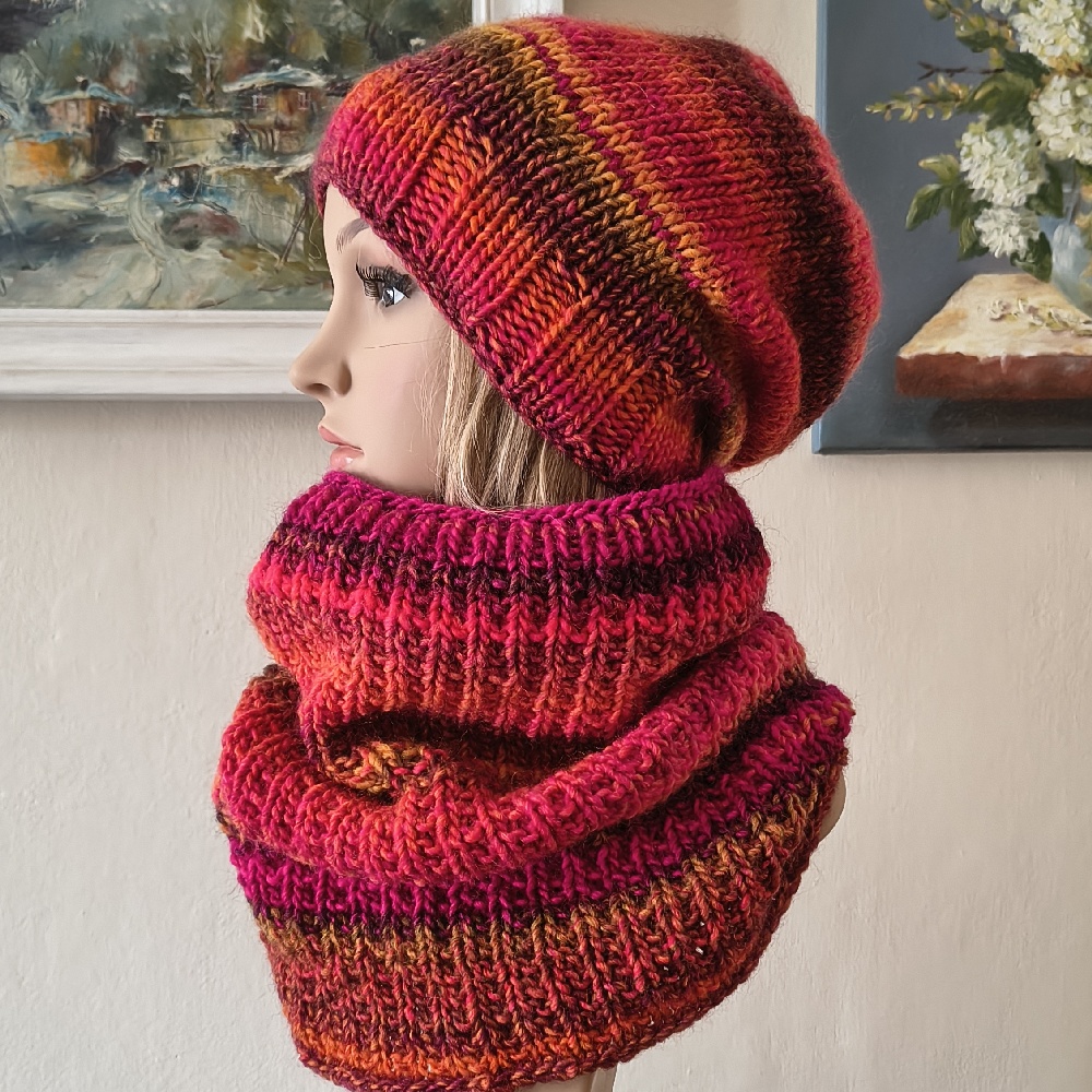 Winter in colours – a lovely, warm, cosy set. Original design