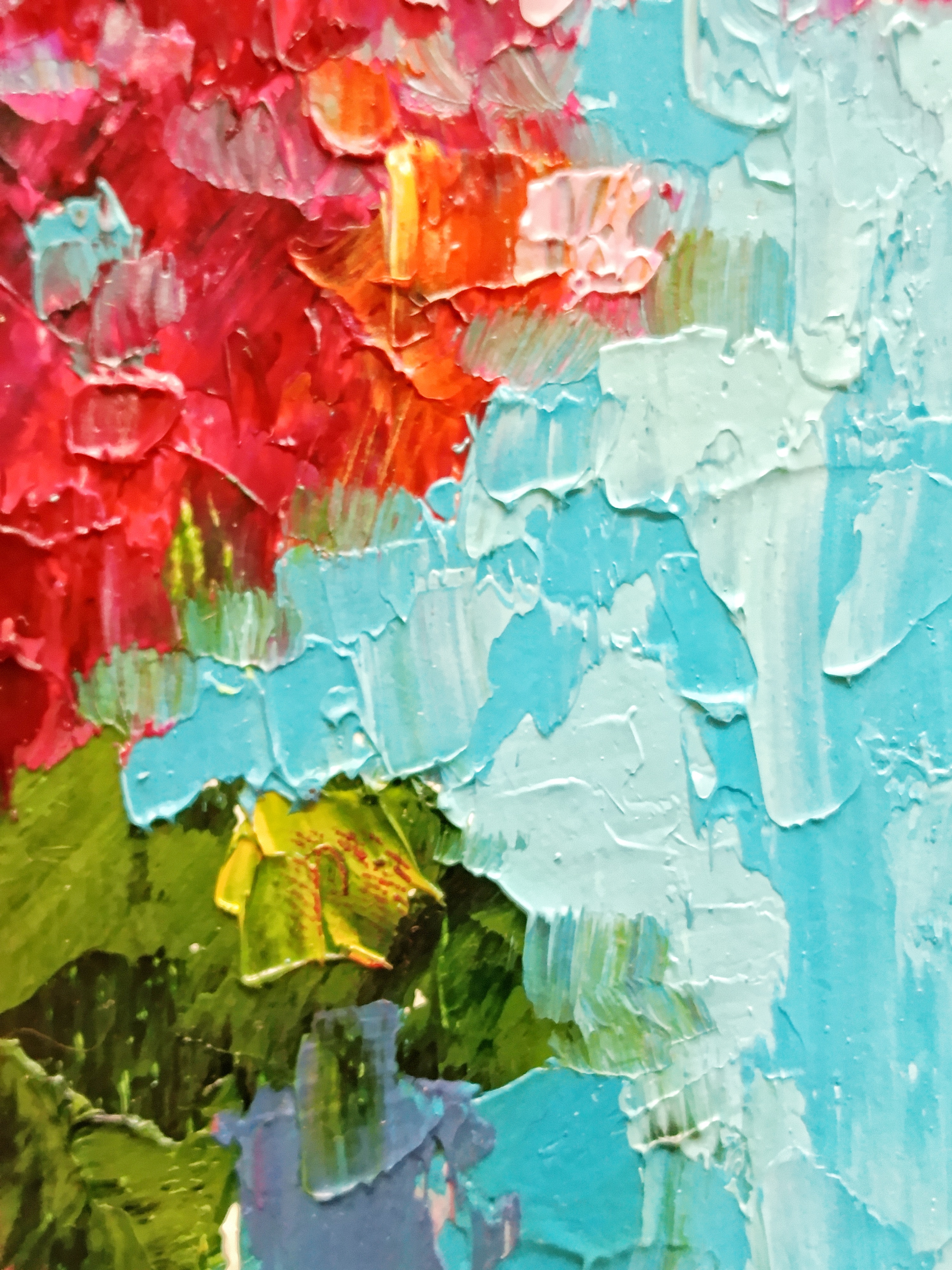 Small abstract still life painting, photo 3
