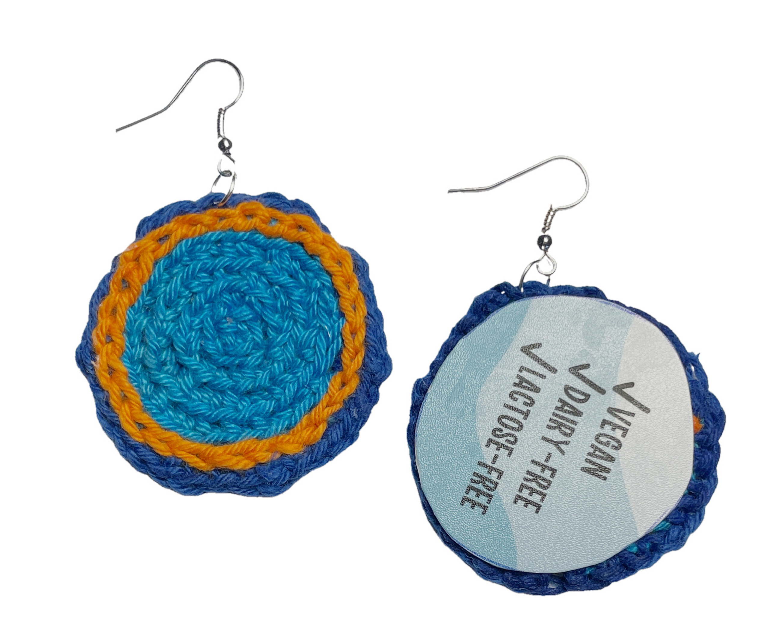 Second Life, crochet remake earrings, photo 2