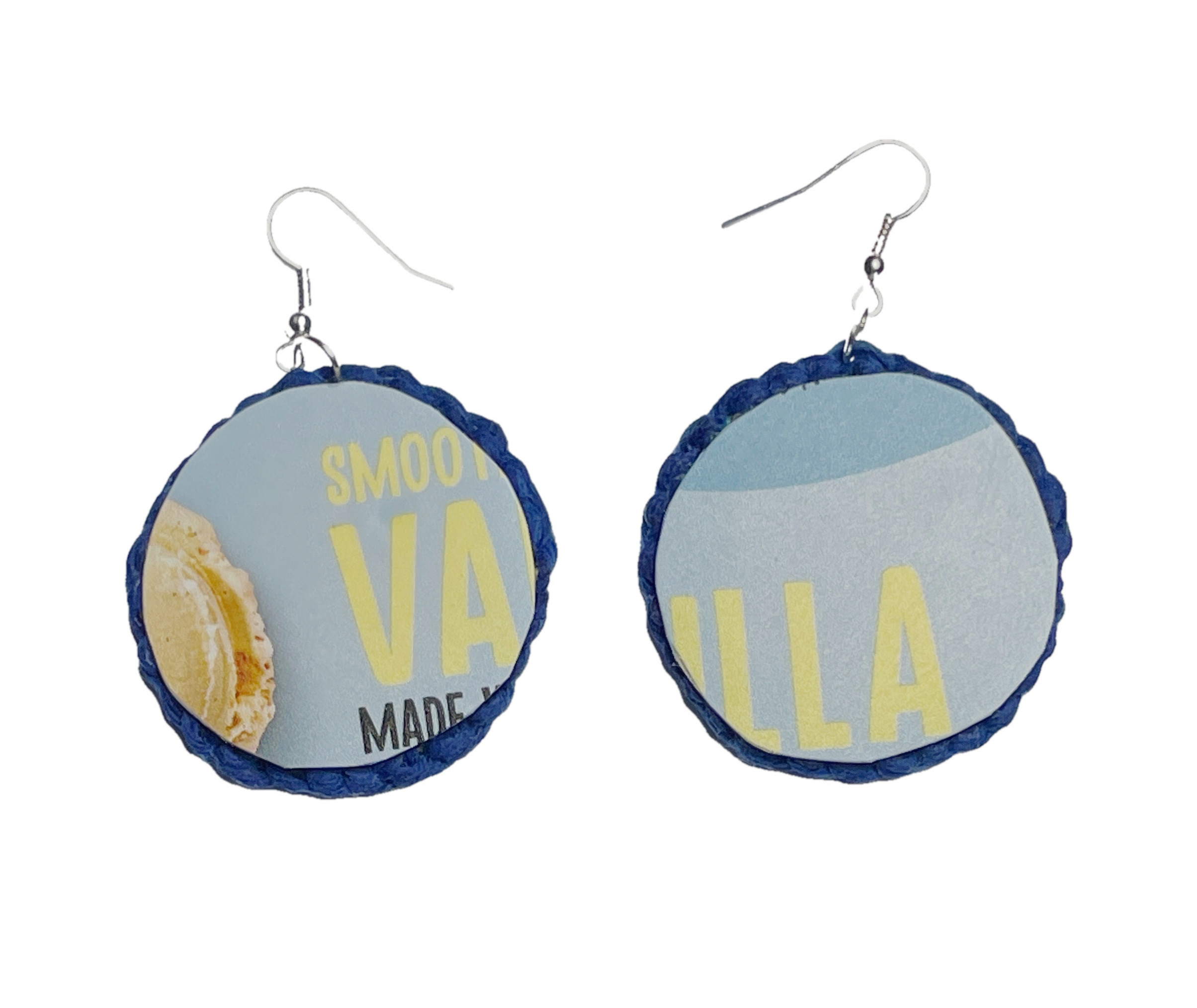 Second Life, crochet remake earrings, photo 3