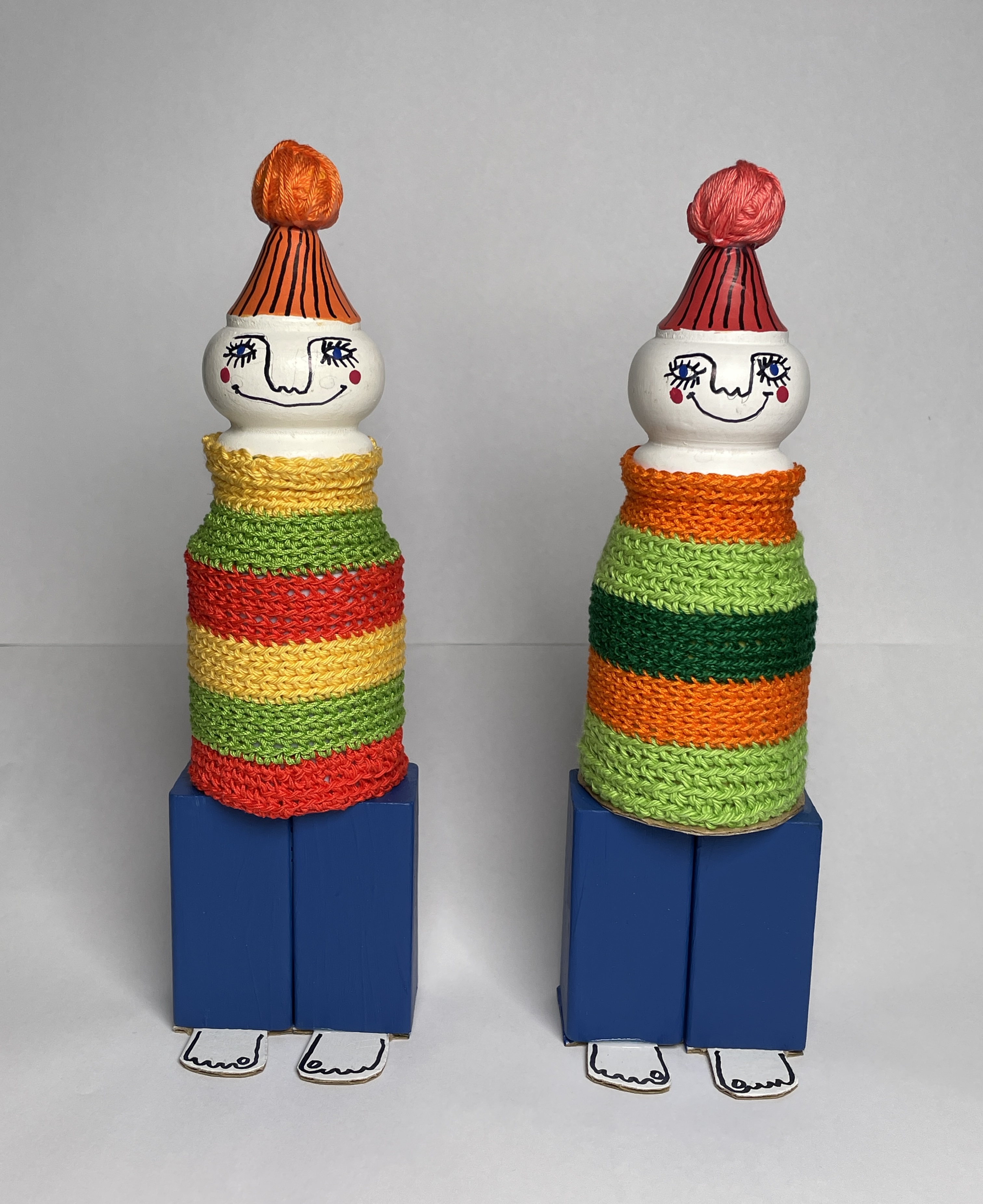 Remake figurines, Hilma and Hulda