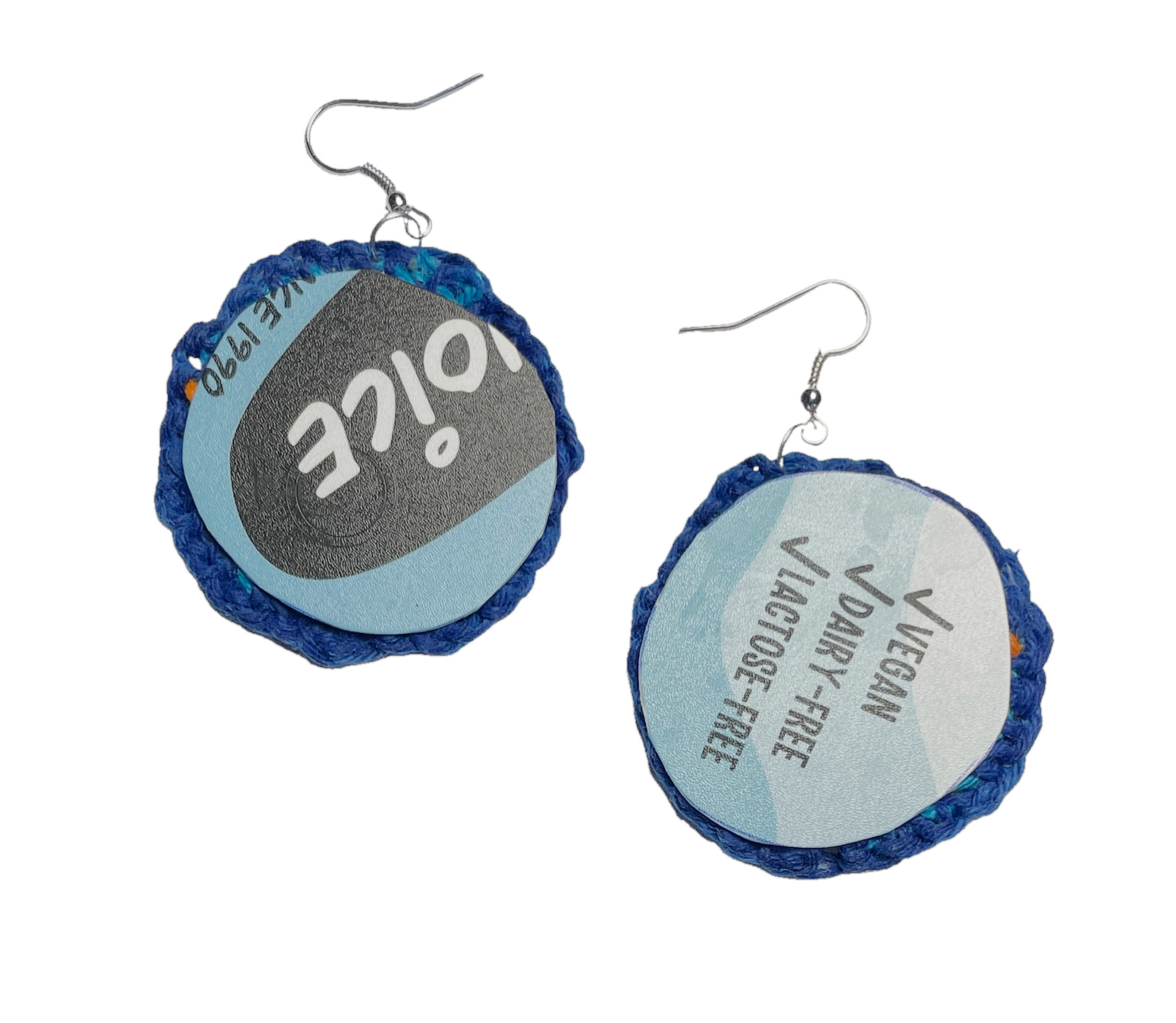 Second Life, crochet remake earrings, photo 3
