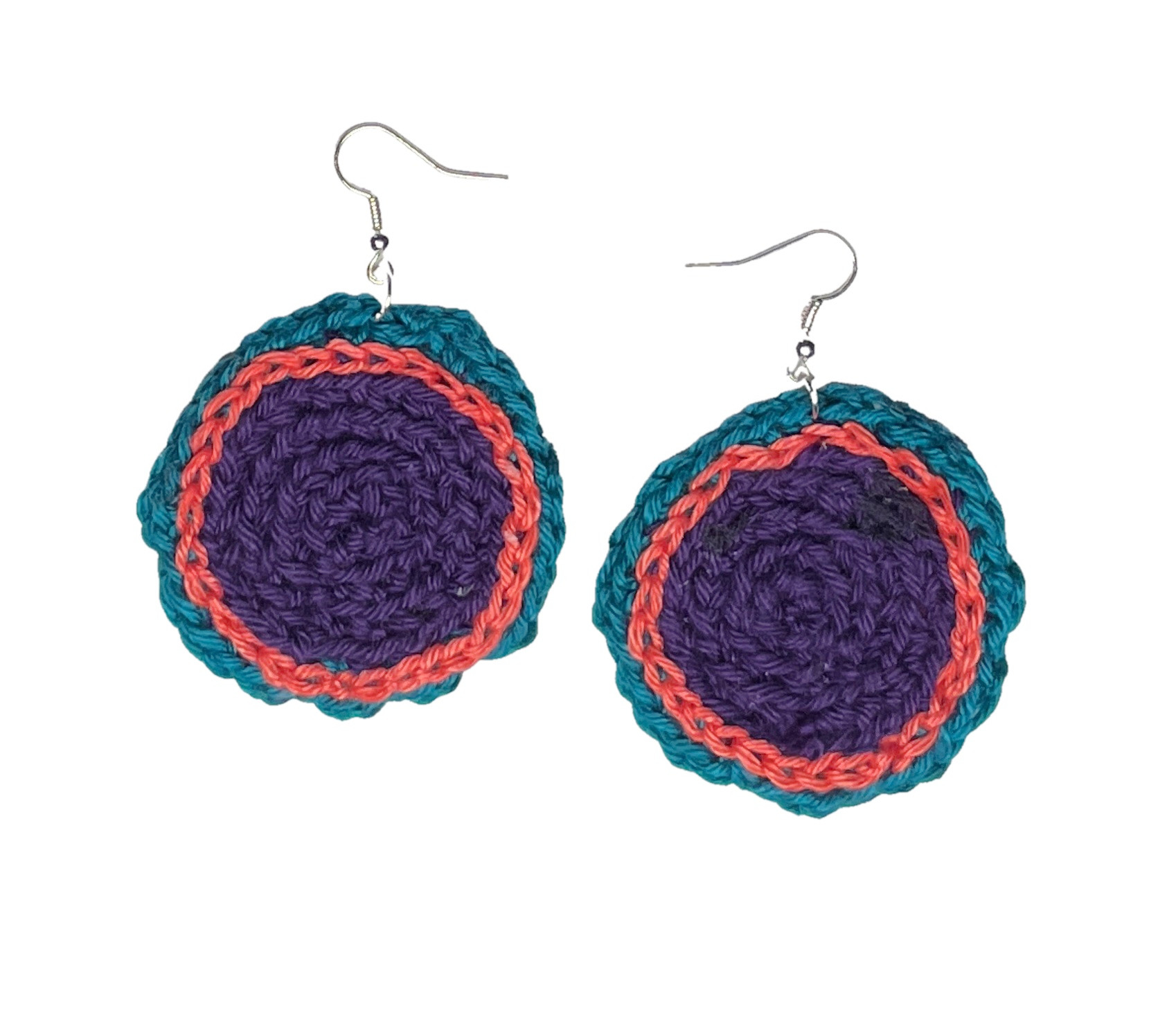 Second Life, crochet remake earrings