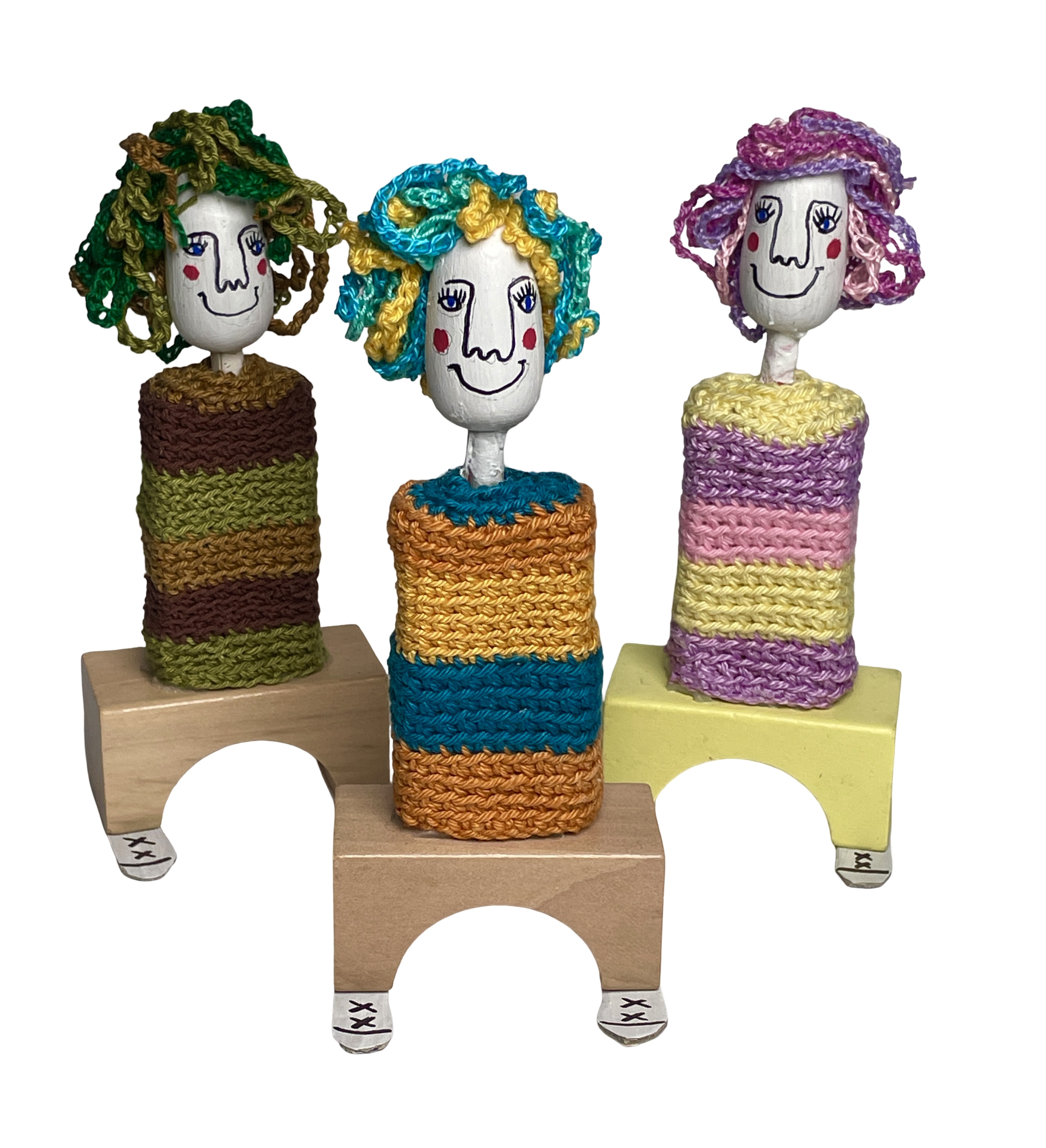 Remake figurines, Helga, Hilfrid and Halva, photo 2