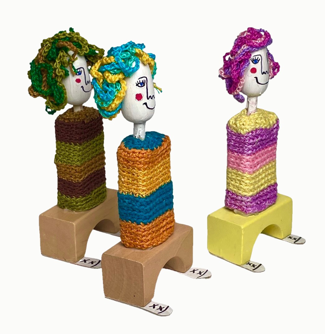 Remake figurines, Helga, Hilfrid and Halva, photo 4