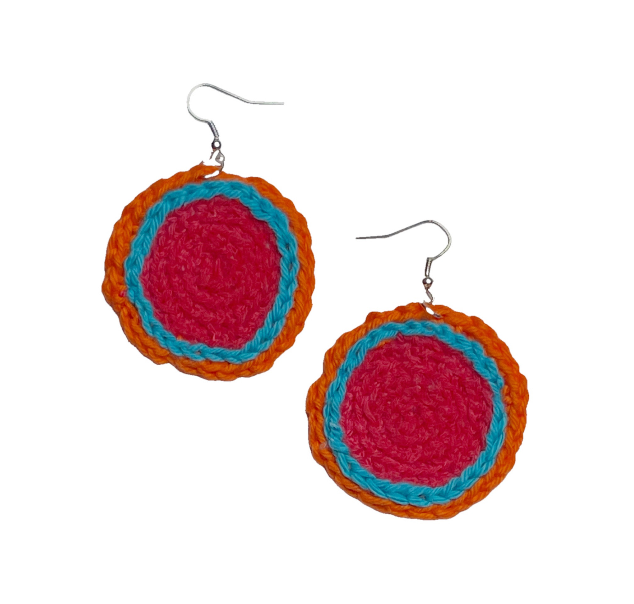 Second Life, crochet remake earrings