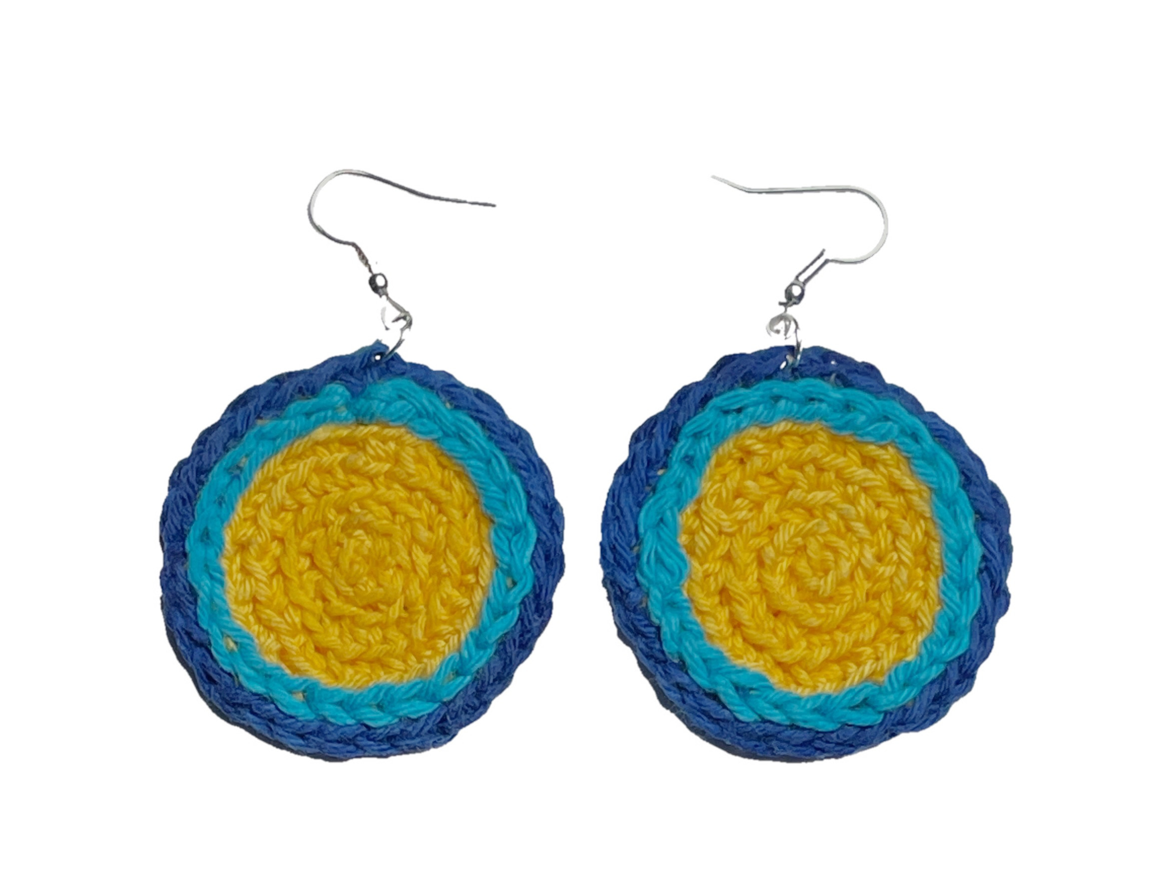 Second Life, crochet remake earrings