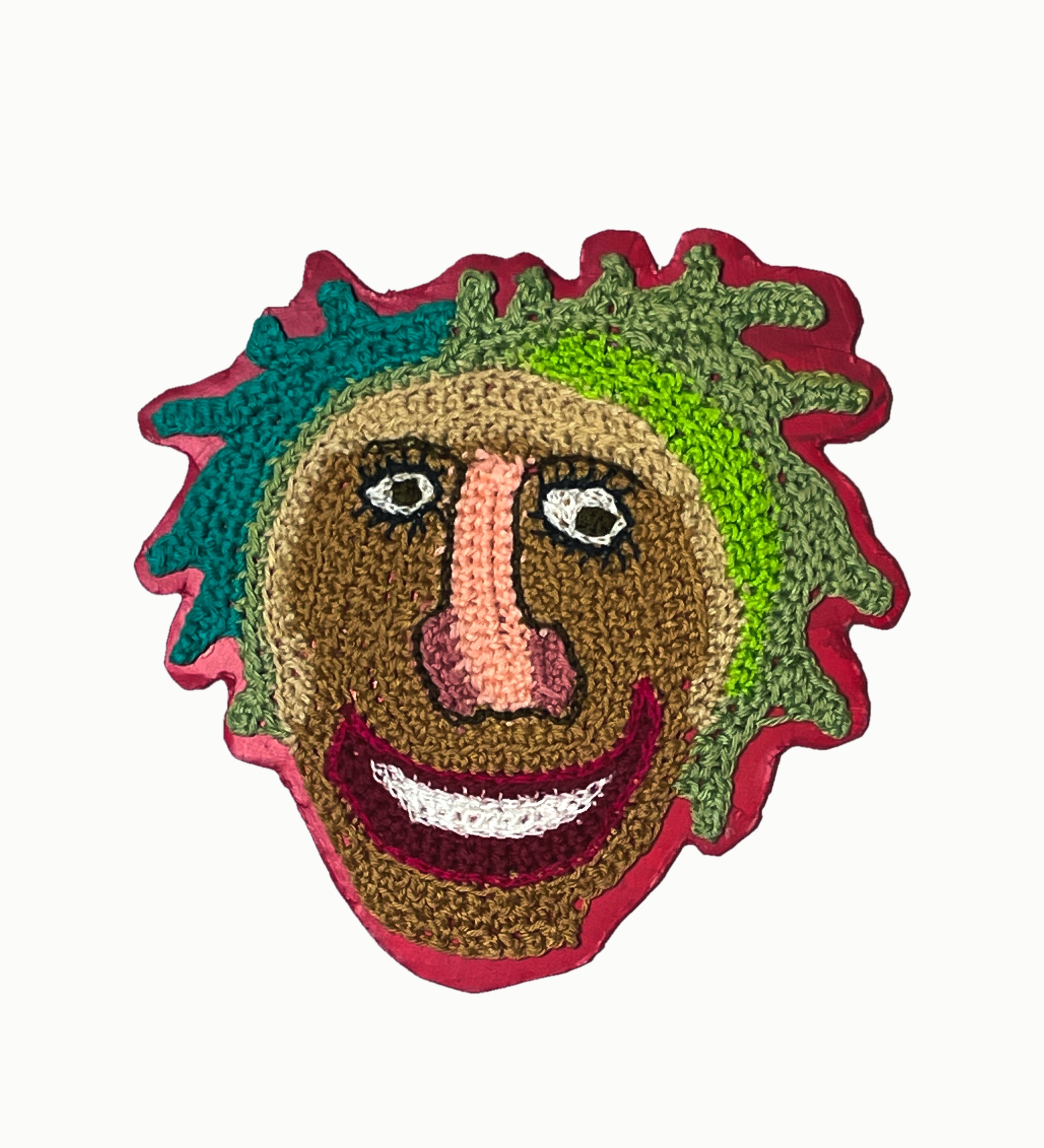 "Hello sunshine 2"  Crochet wall art, wall plaque
