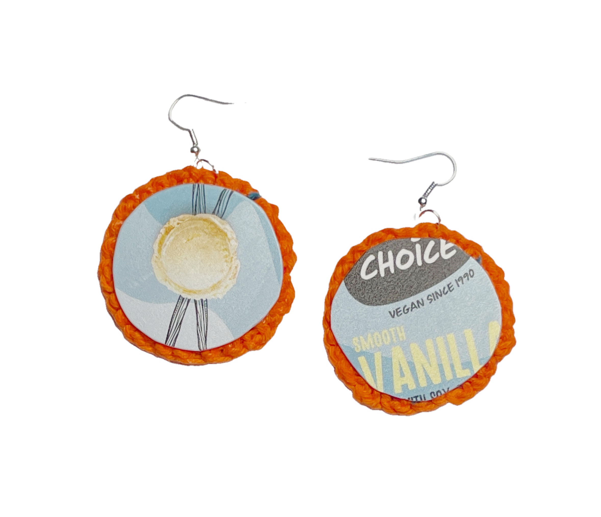 Second Life, crochet remake earrings, photo 3