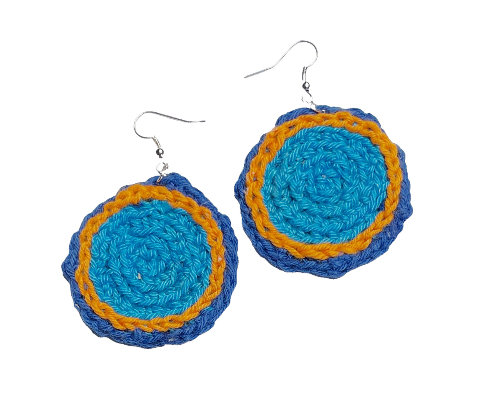 Second Life, crochet remake earrings