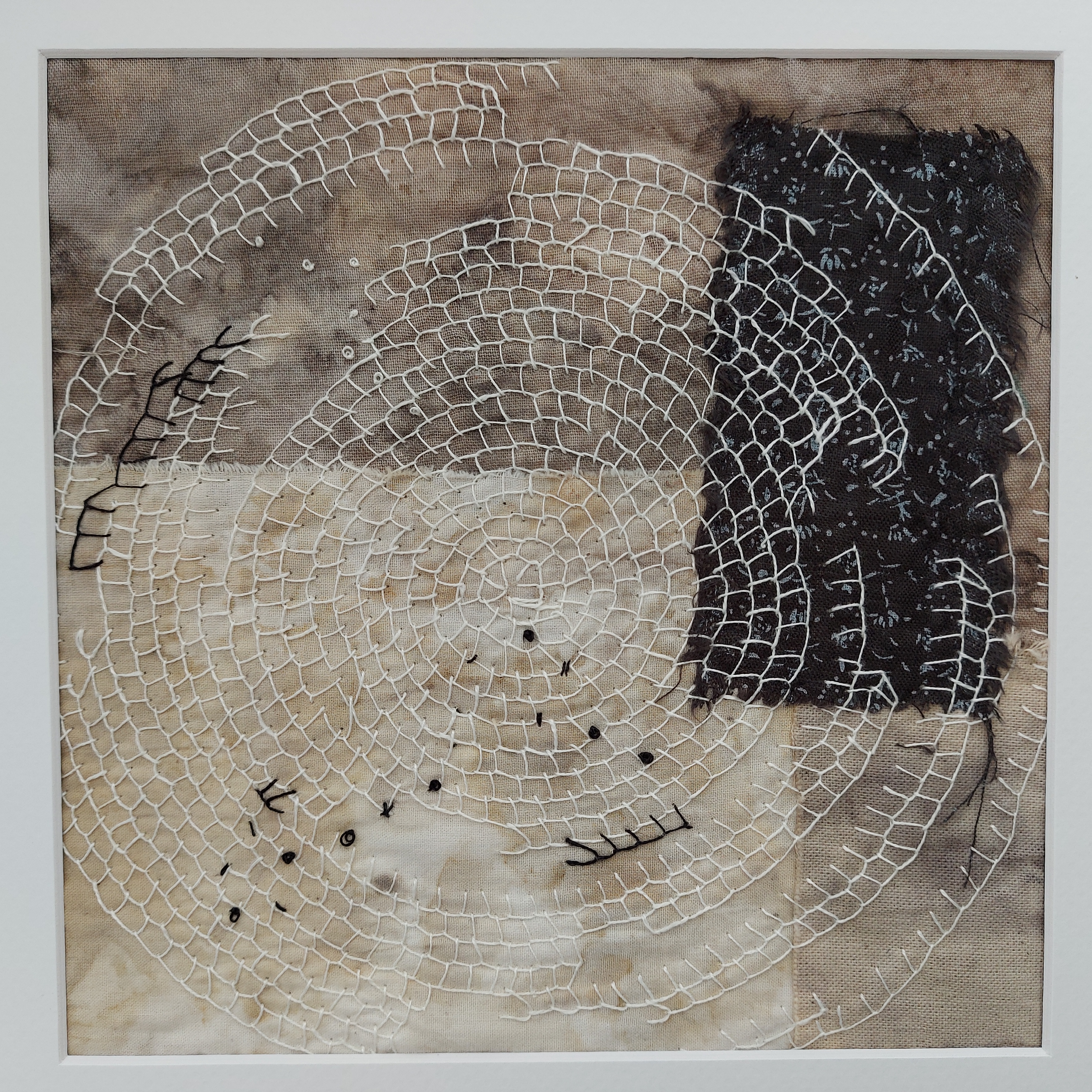 Circle of life 9 - textile artwork, photo 2