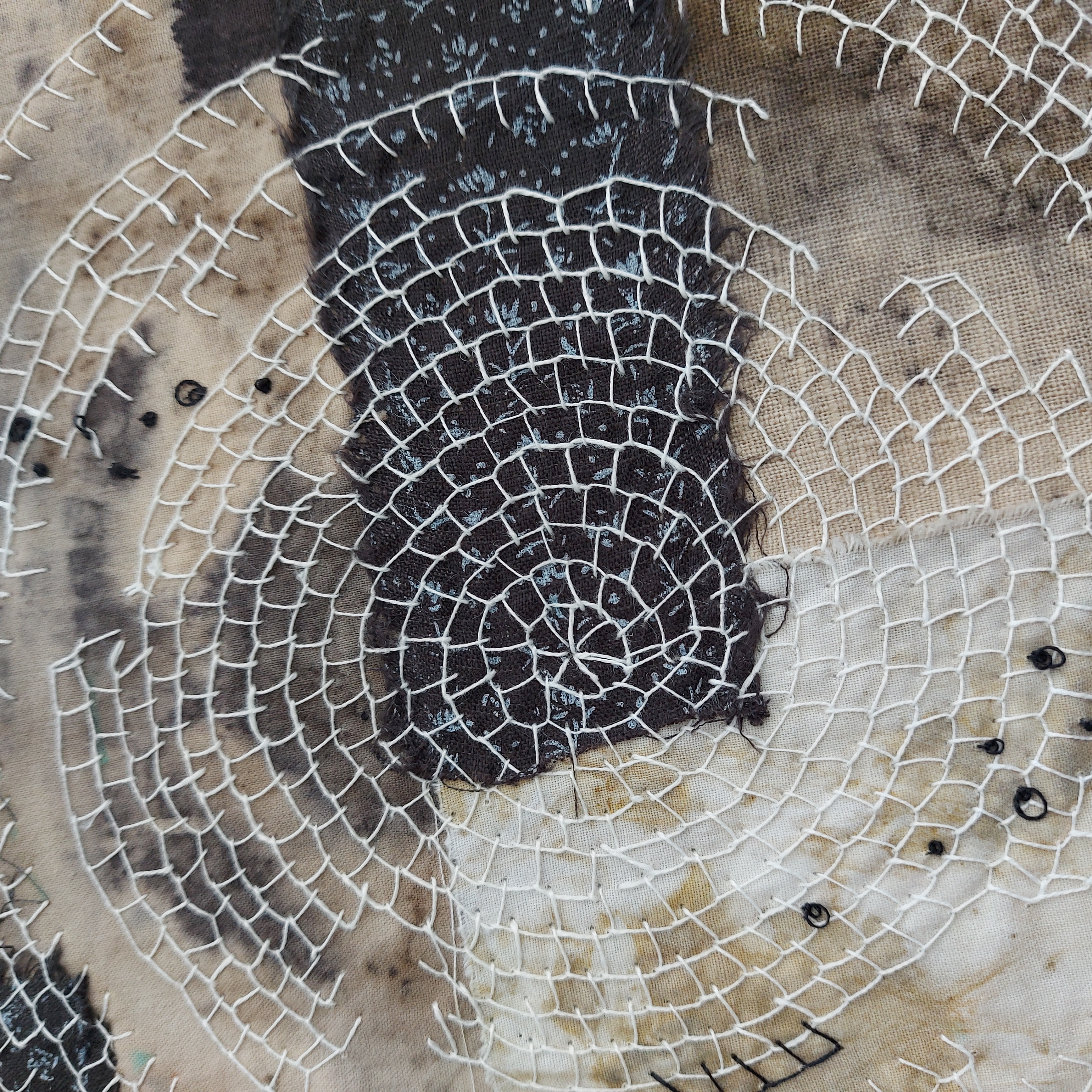 Circle of life 4 - textile artwork, photo 4