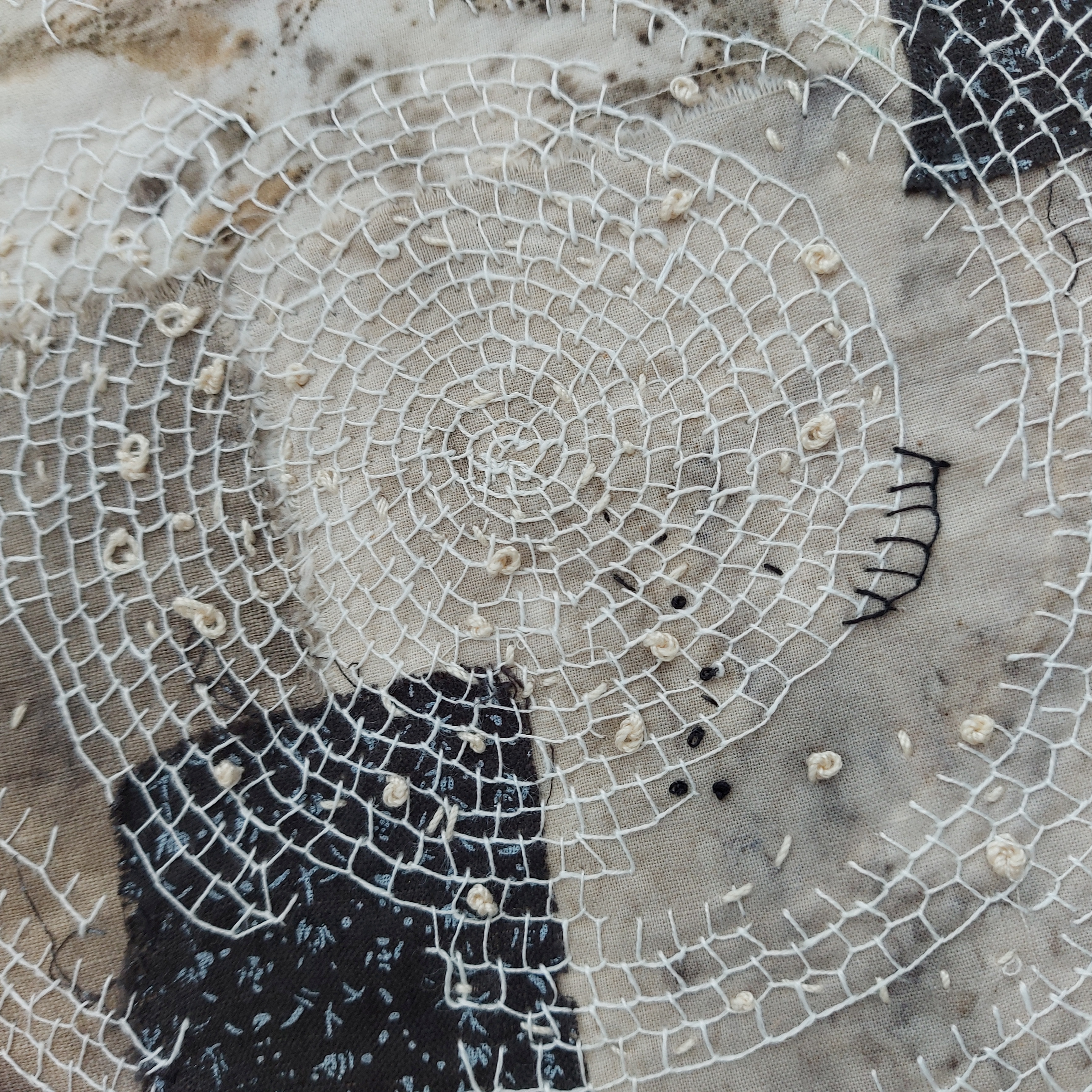 Circle of life 6 - textile artwork, photo 4