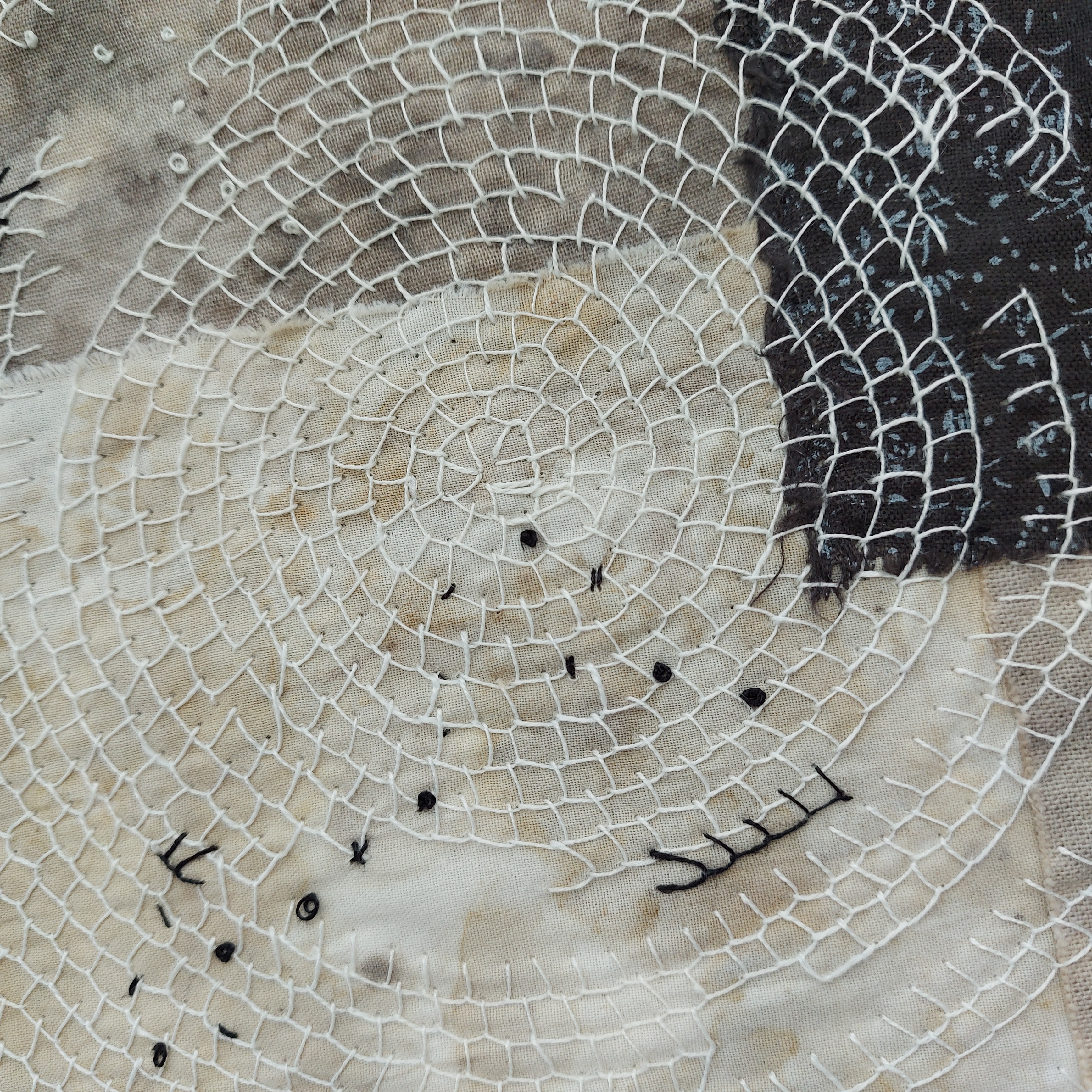 Circle of life 9 - textile artwork, photo 4