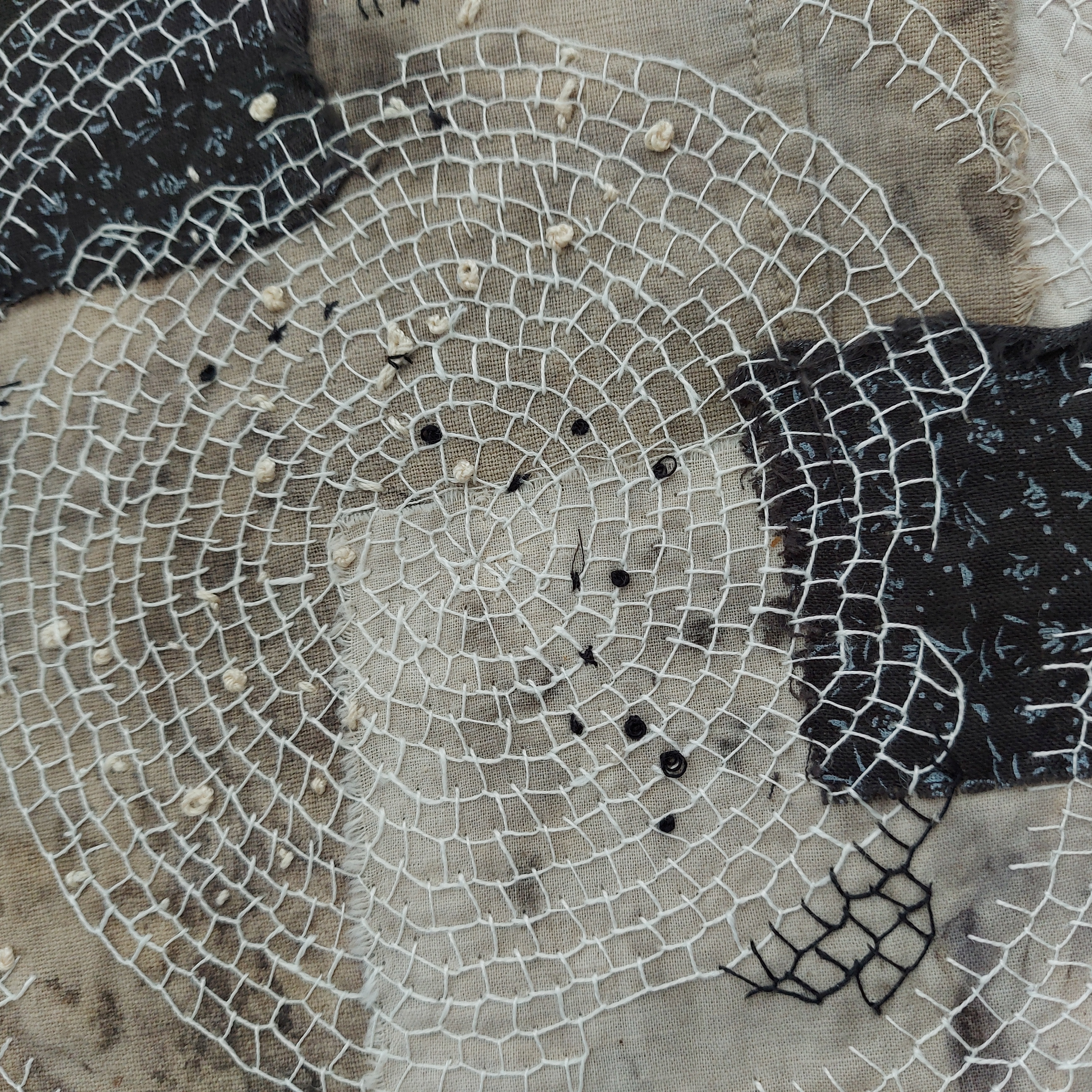 Circle of life 8 - textile artwork, photo 4