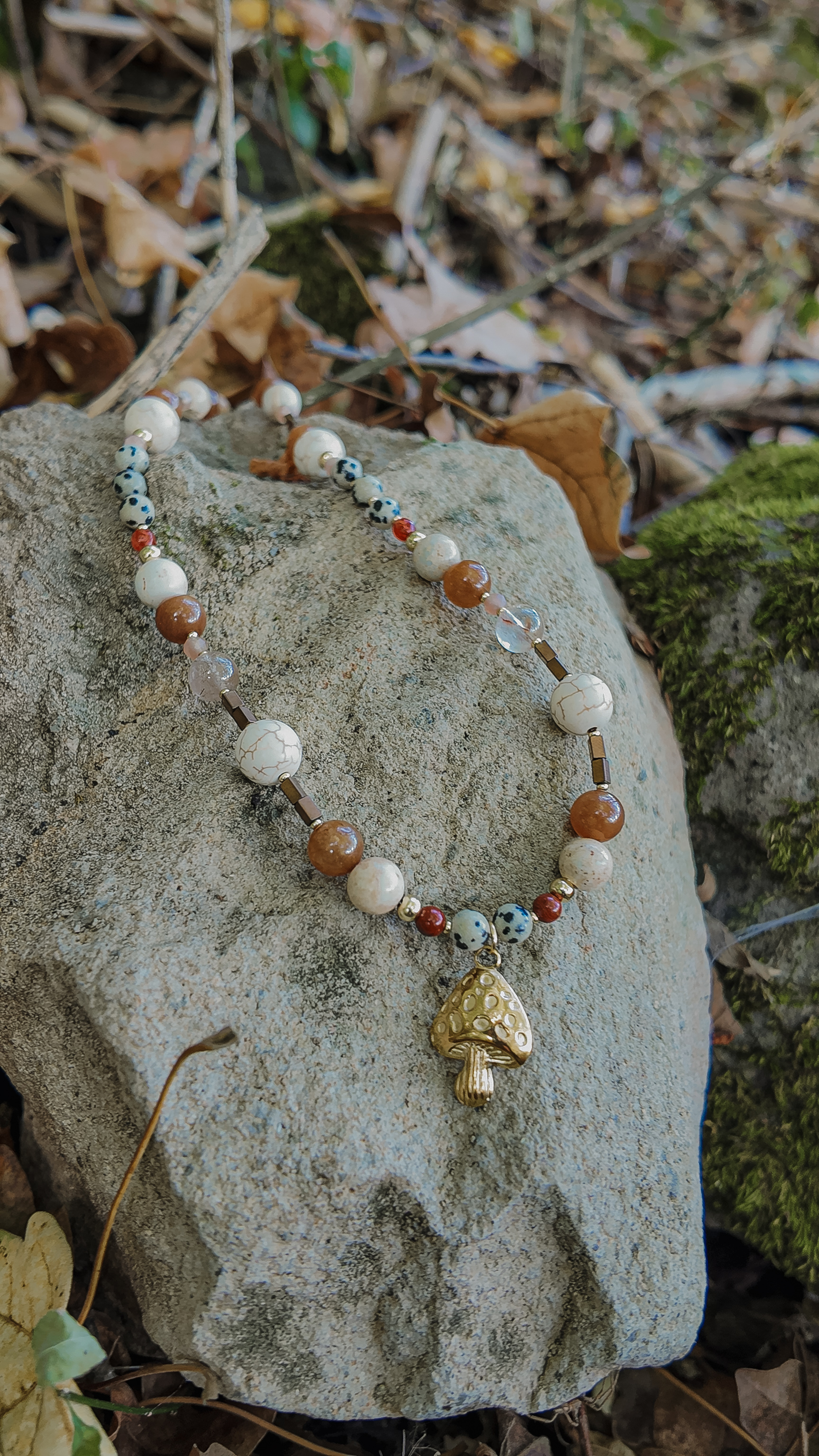 Semiprecious stones necklace 