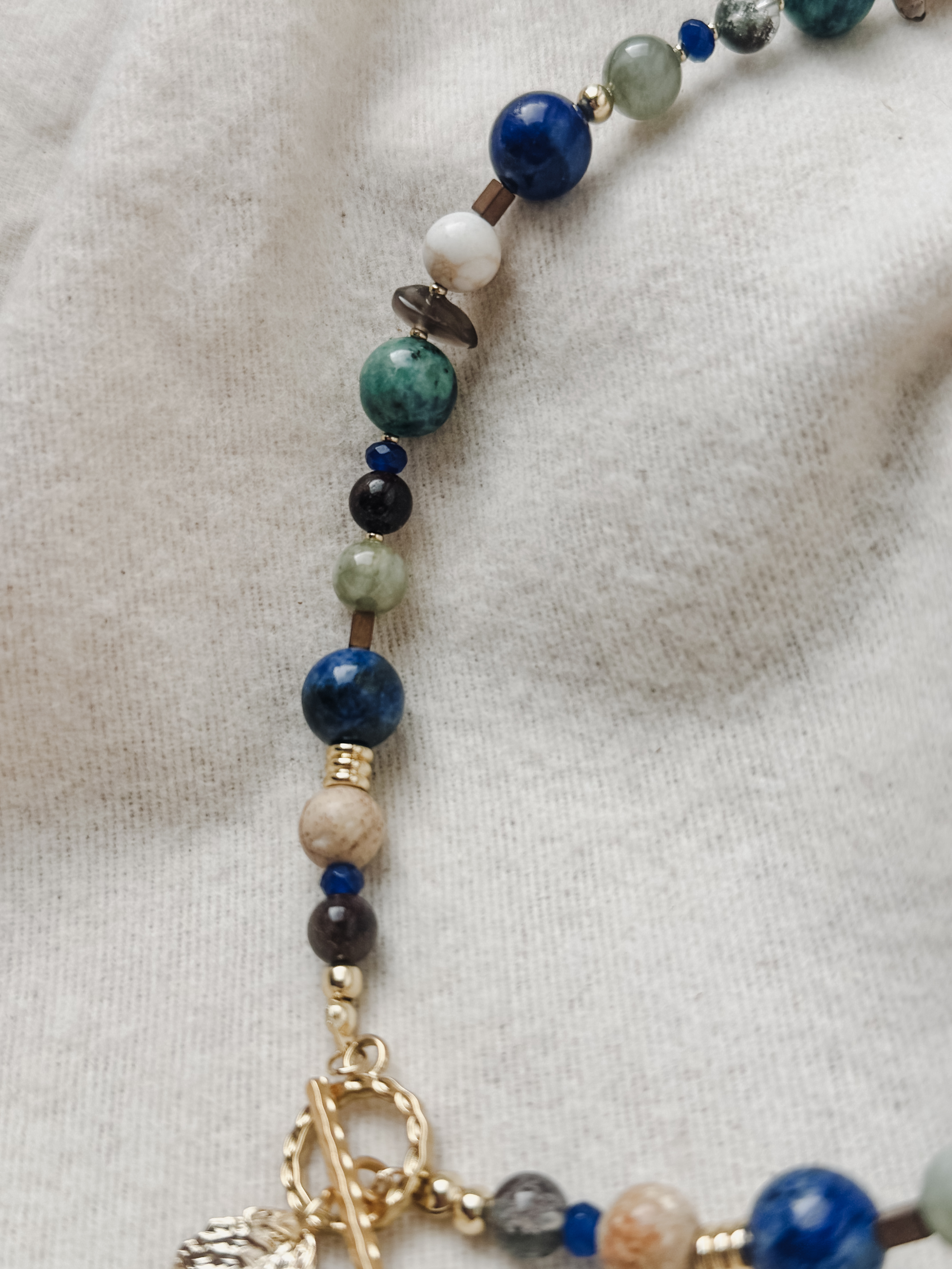 Azurite necklace, photo 2