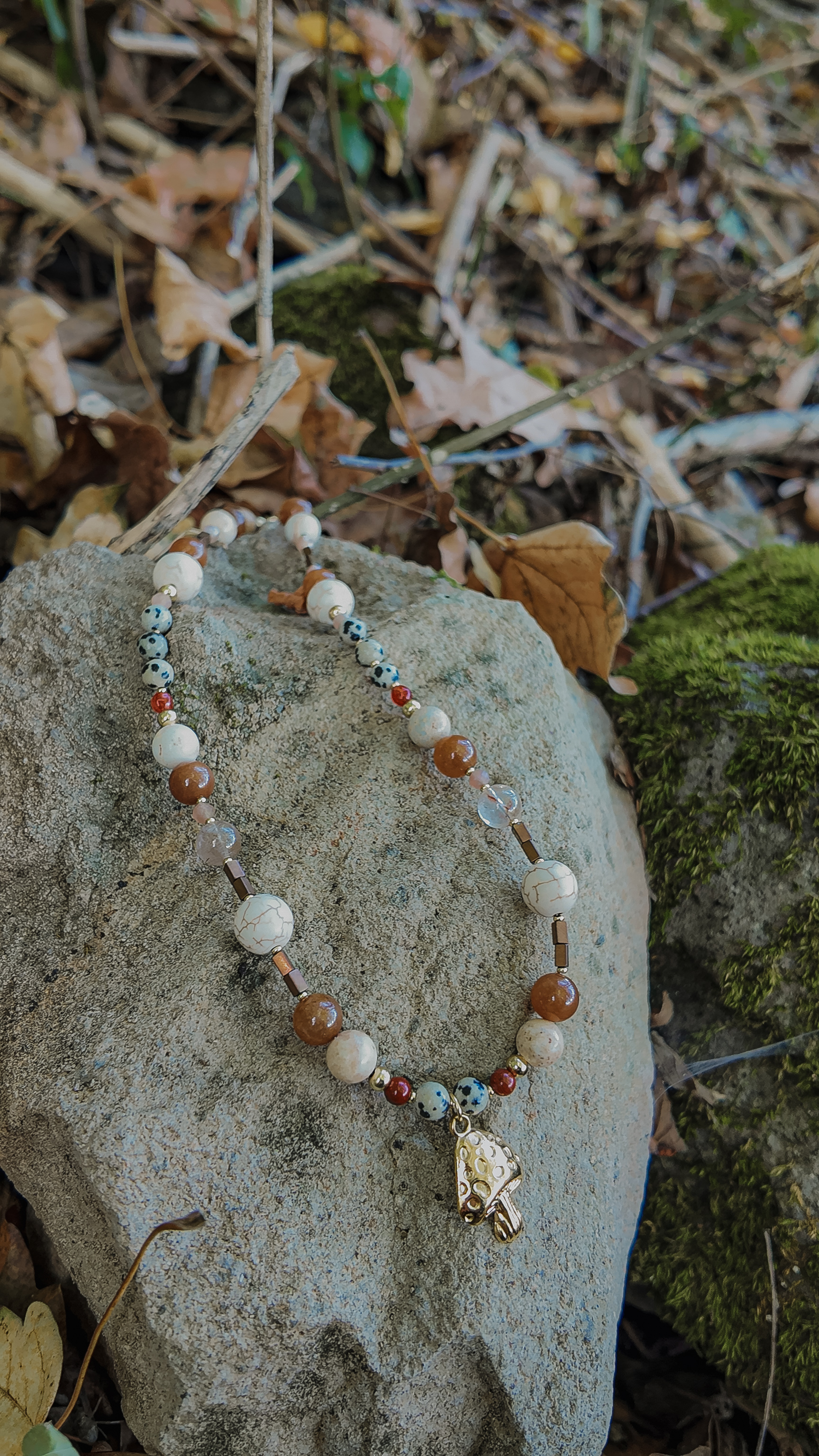 Semiprecious stones necklace , photo 4