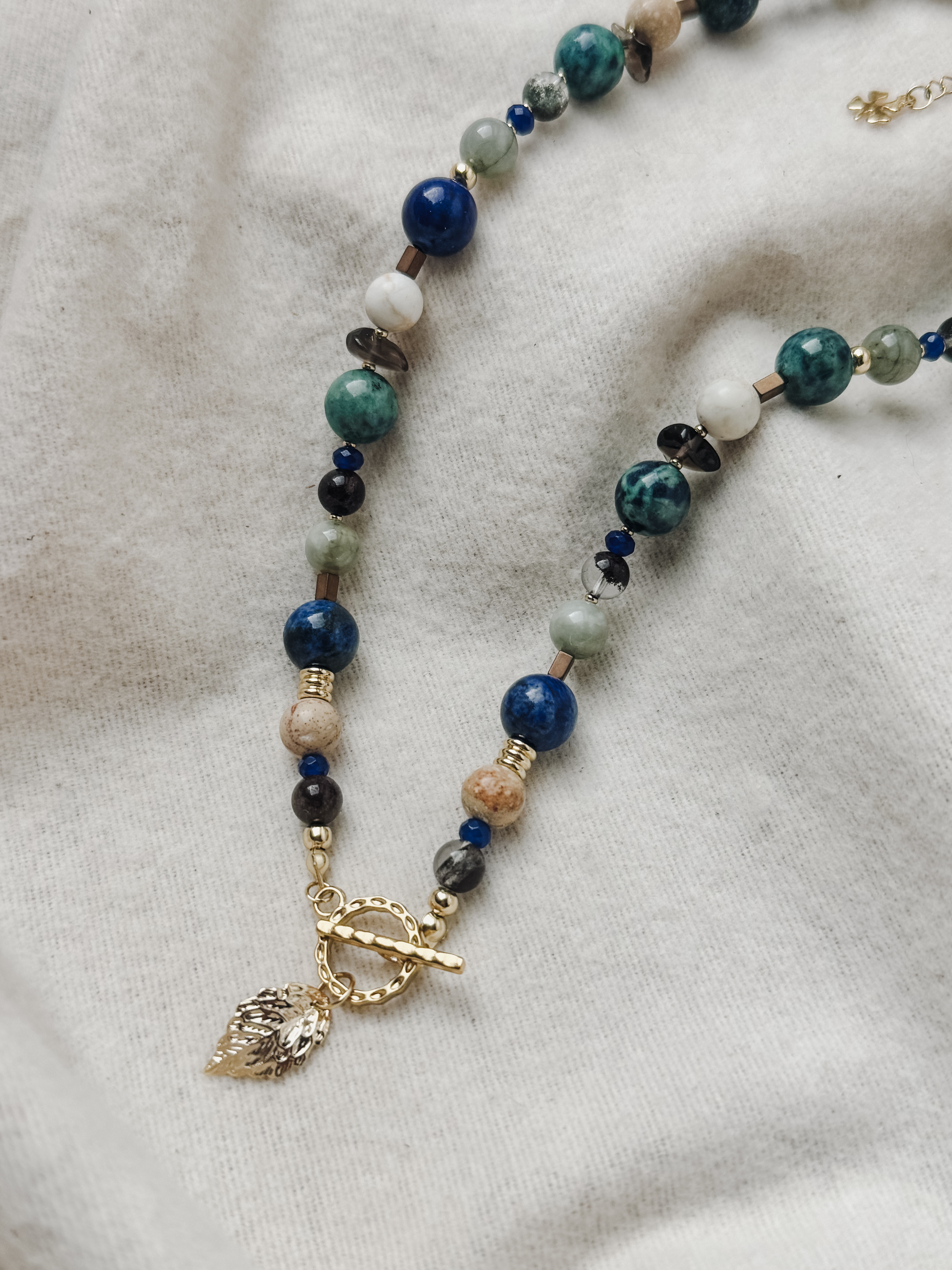 Azurite necklace