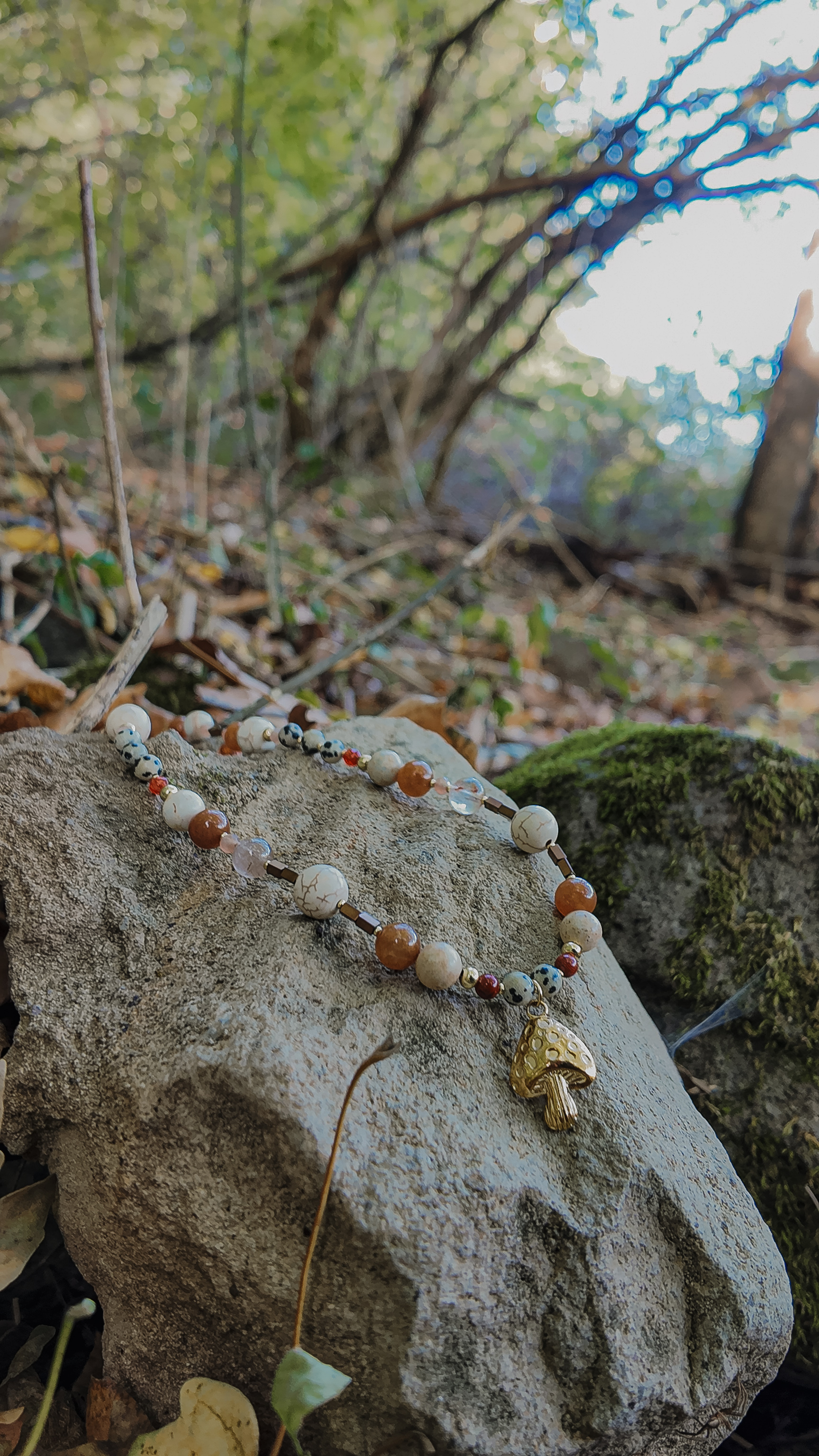 Semiprecious stones necklace , photo 3