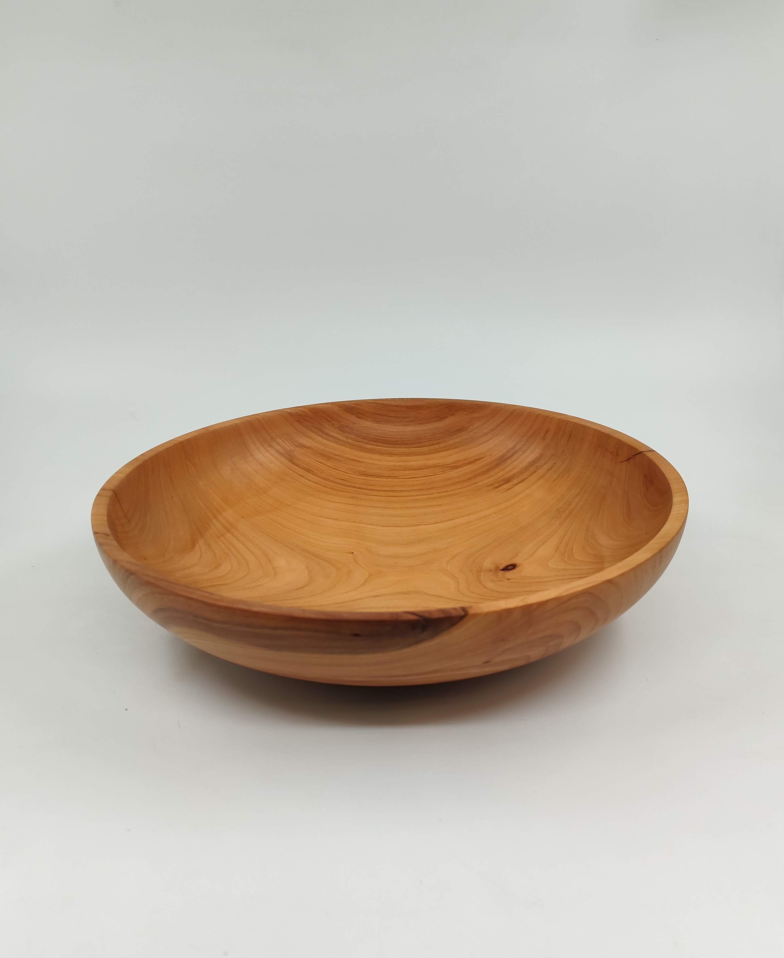 Wooden bowl, cherry wood, handturned, handmade, 320mm diameter, photo 6