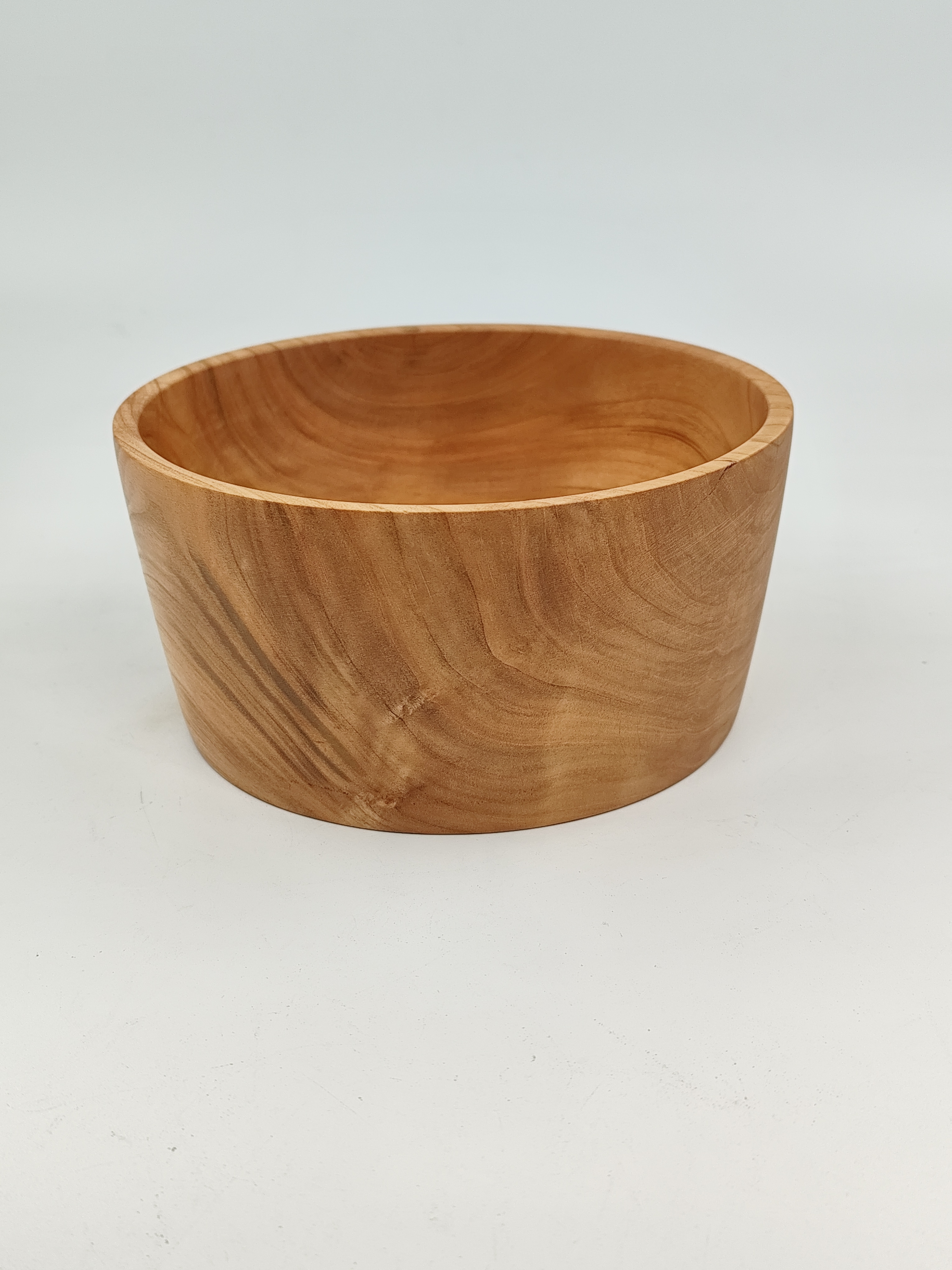 Wooden bowl, cherry wood, handturned, handmade, modern shape, photo 4