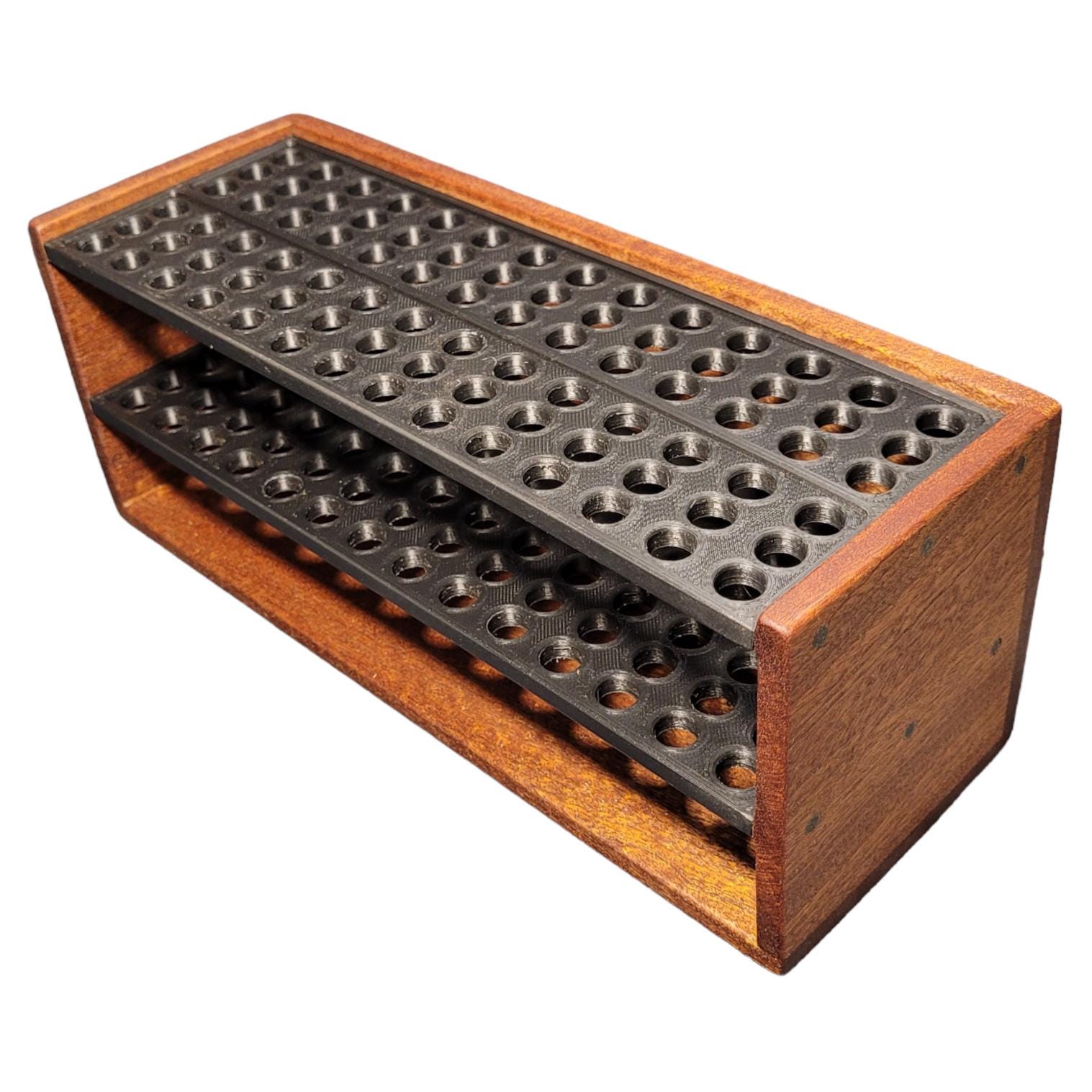 Custom Hardwood Brush/Tool Organizer - For Artists, Potters, Makers and Makeup Artists - Holds up to 72 Brushes, photo 4