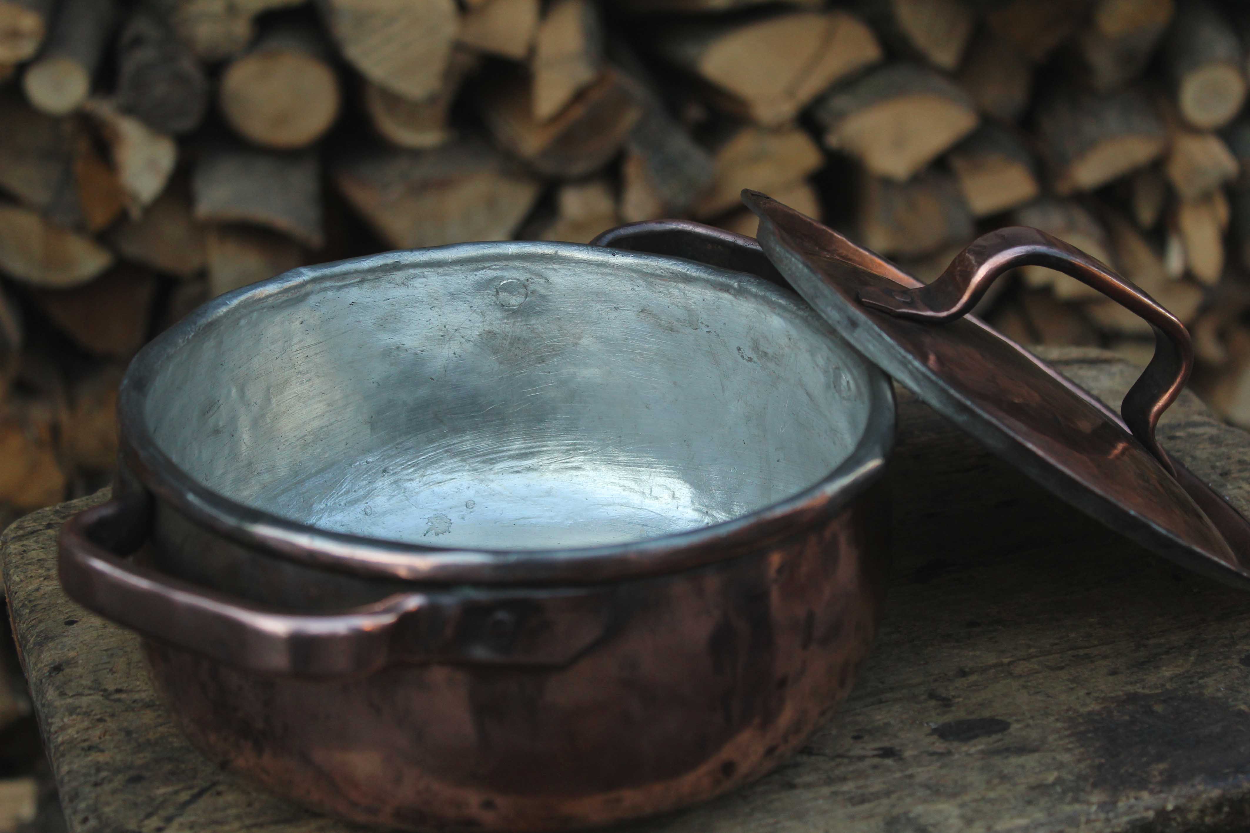 High-Quality Personalizable Copper Pan & Large Pot | Excellent Heat Conduction Cookware, photo 4
