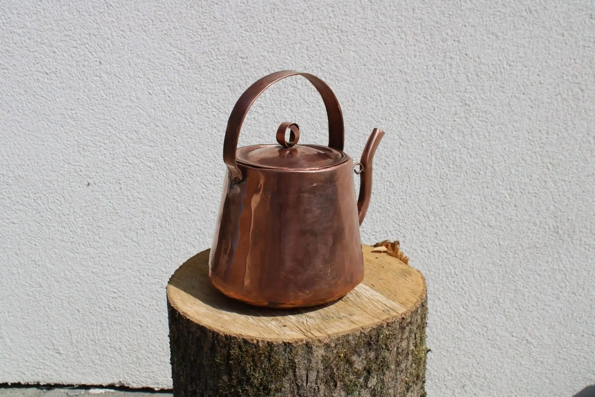 Elegant Handmade Copper Pot, Rustic Kettle for Cozy Wood Stove Decor, photo 5
