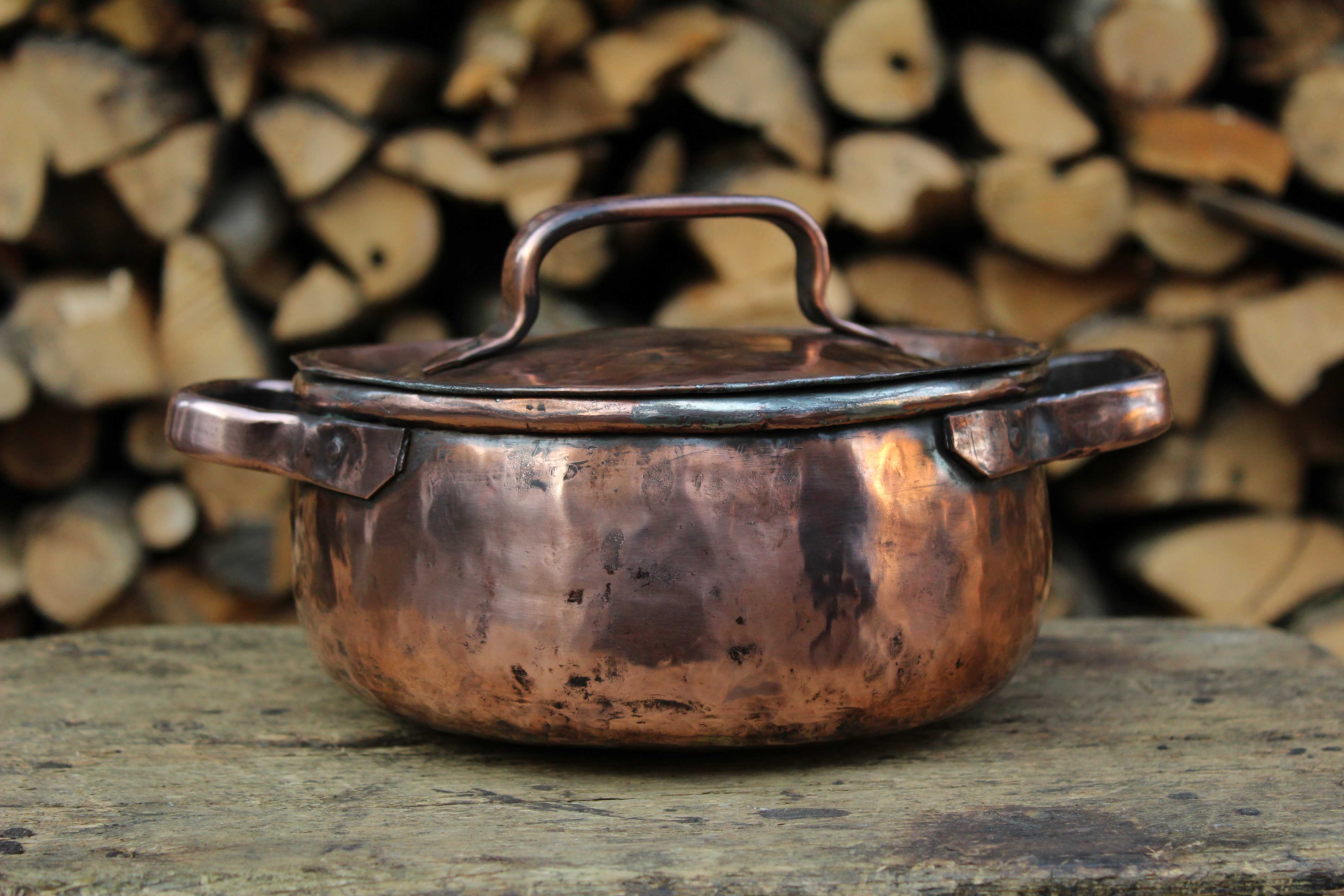 High-Quality Personalizable Copper Pan & Large Pot | Excellent Heat Conduction Cookware, photo 5