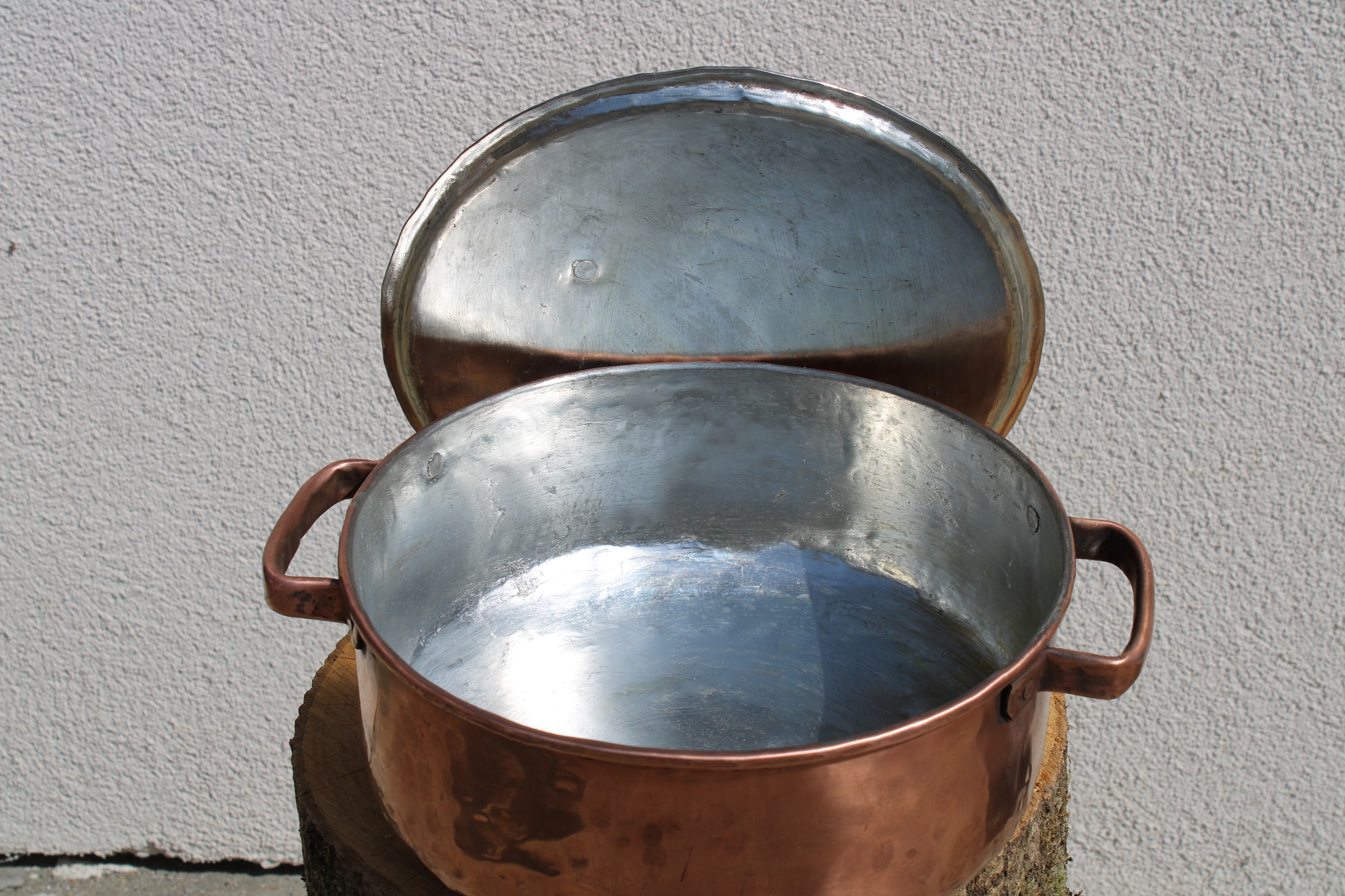 Handmade Copper Pot: Pasta, Soups, unique cookware, round pot, photo 2