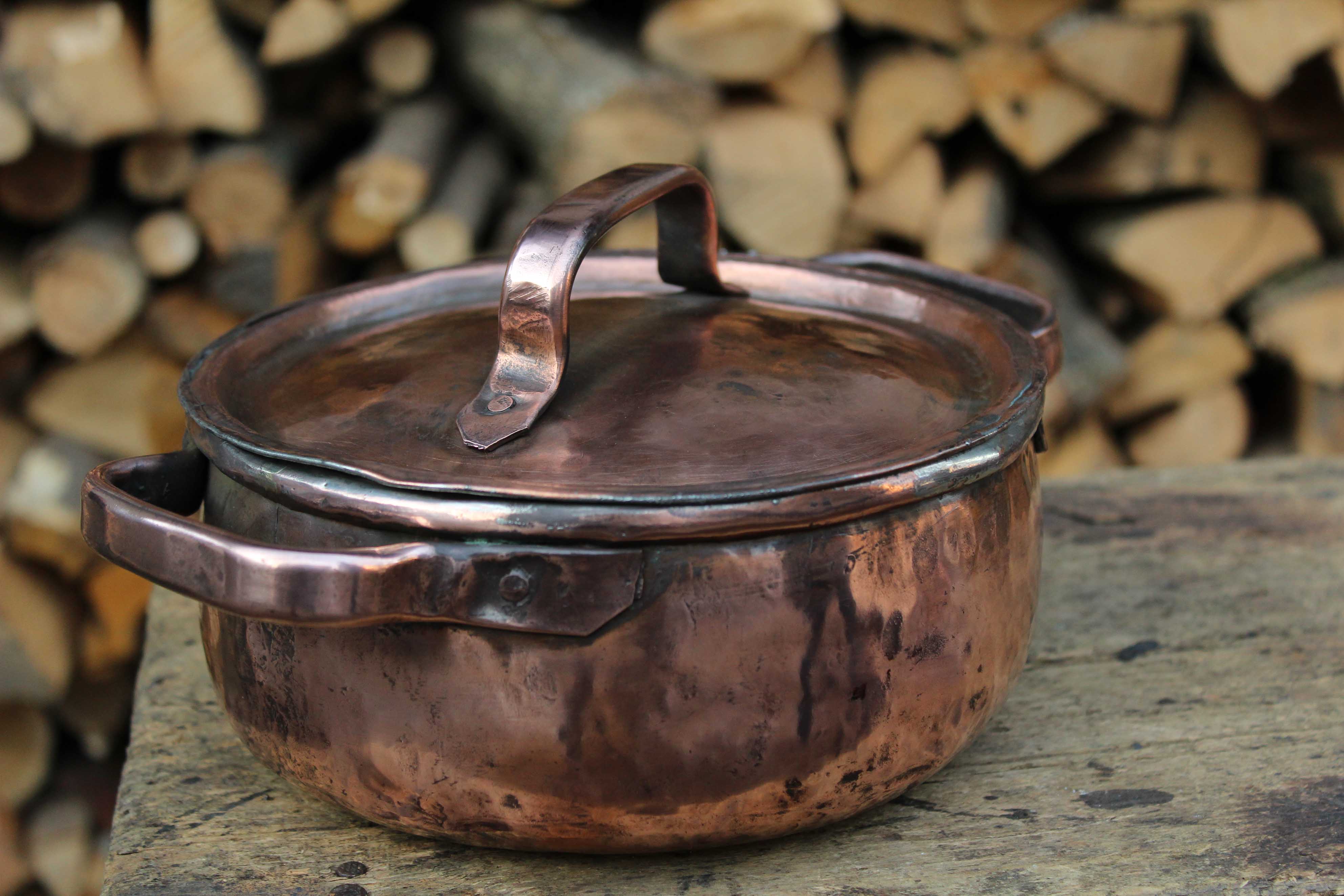 High-Quality Personalizable Copper Pan & Large Pot | Excellent Heat Conduction Cookware, photo 3