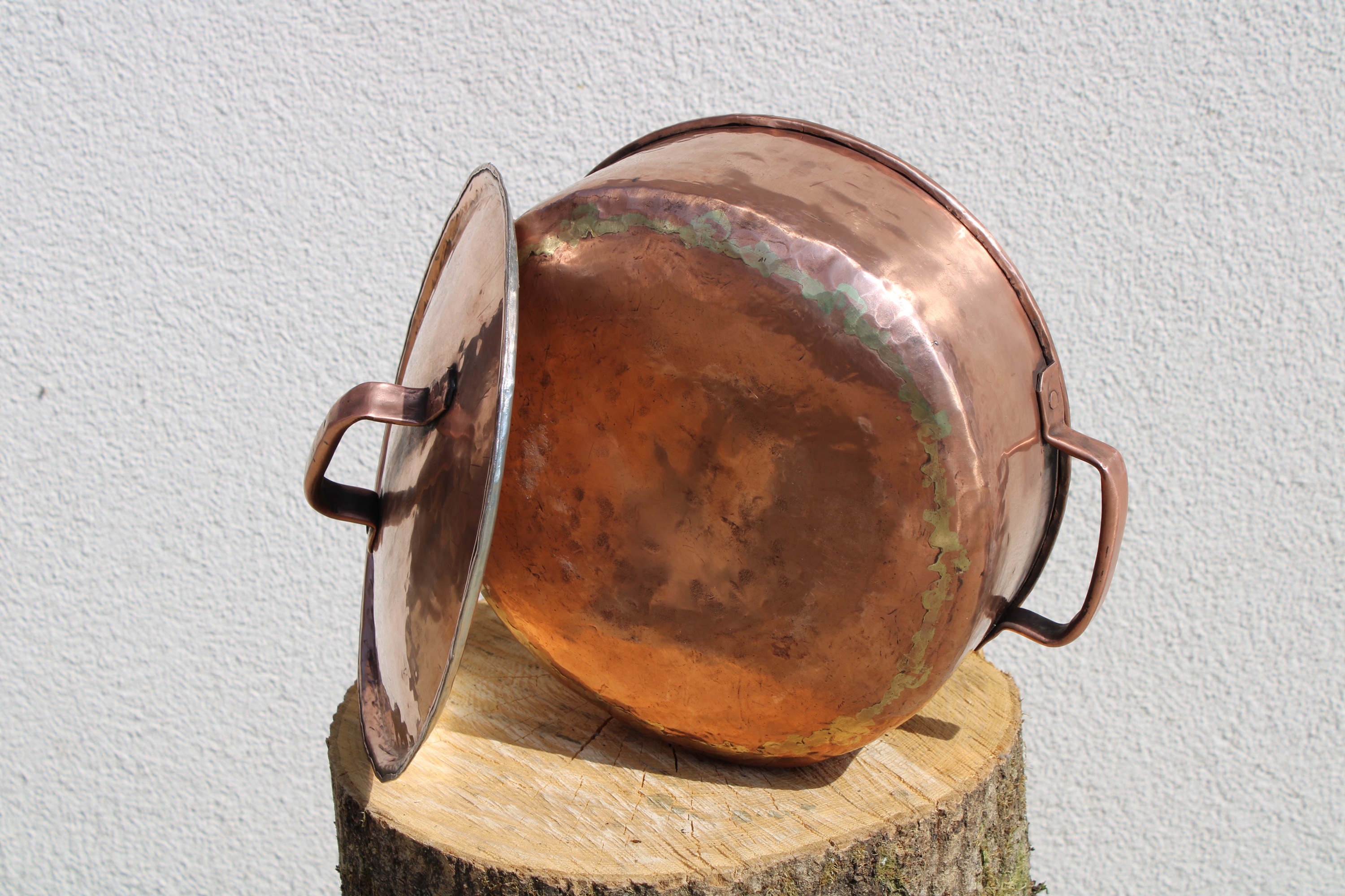 Handmade Copper Pot: Pasta, Soups, unique cookware, round pot, photo 4